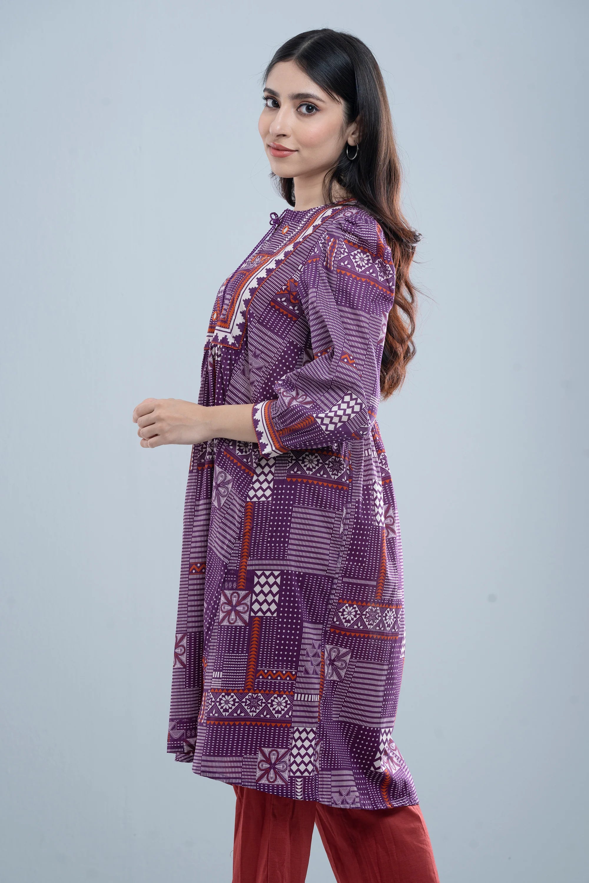 Smart Fit Digital Printed Lawn Kurta