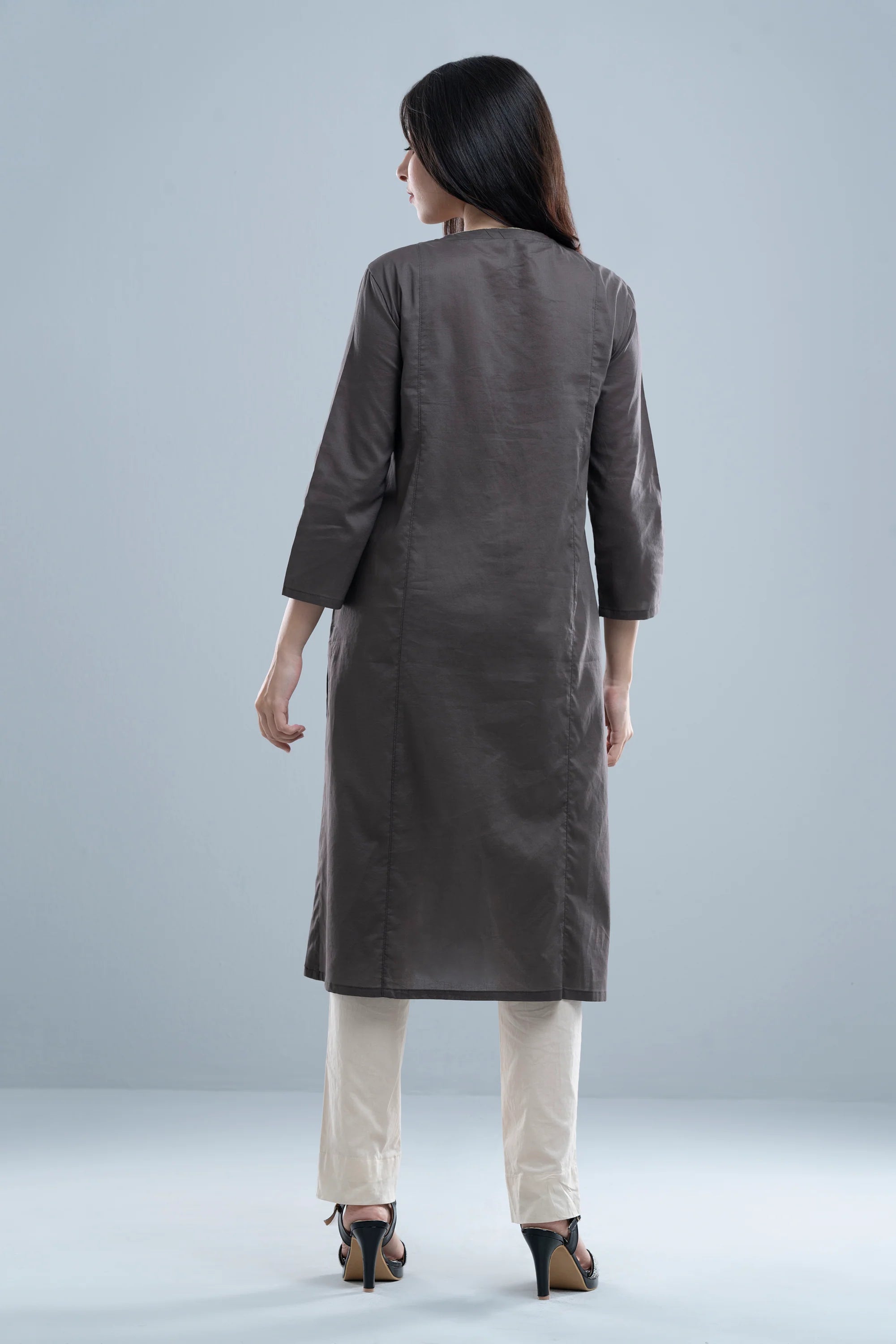 Smart Fit Embroidered Ethnic Kurta