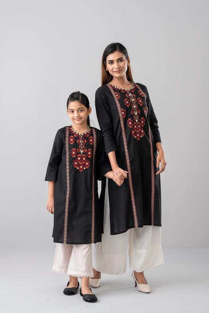 Smart Fit Embroidered Ethnic Kurta