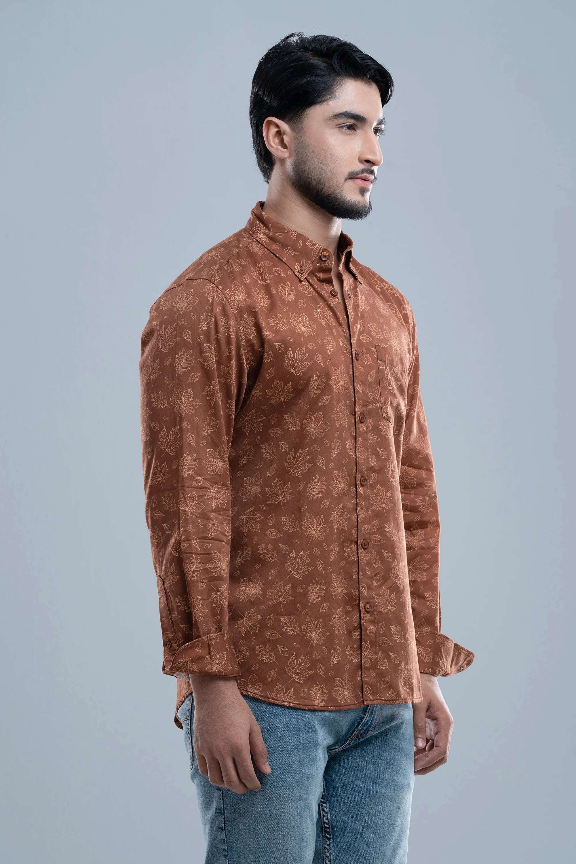 Regular Fit Solid Casual Shirt