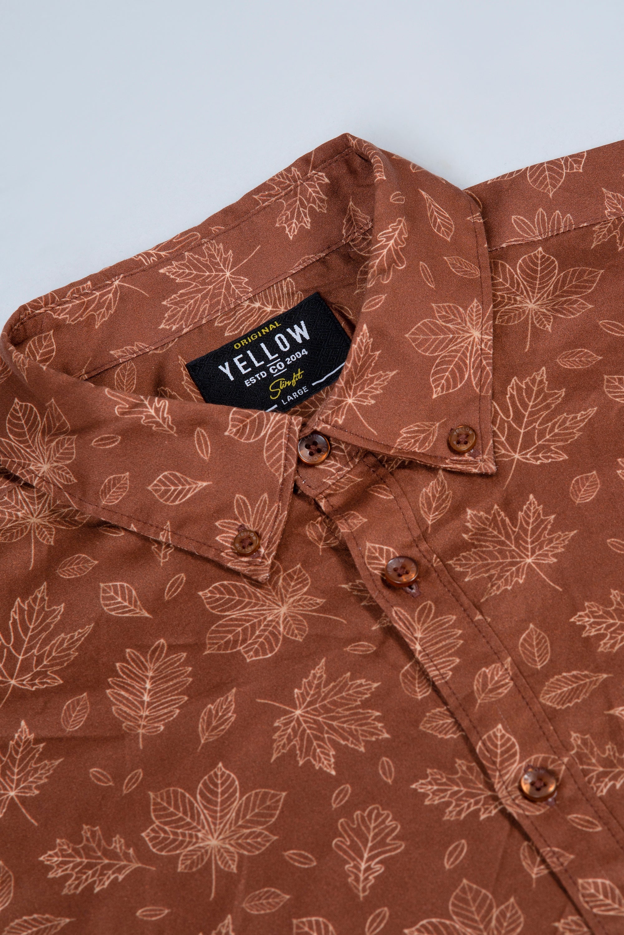 Regular Fit Solid Casual Shirt