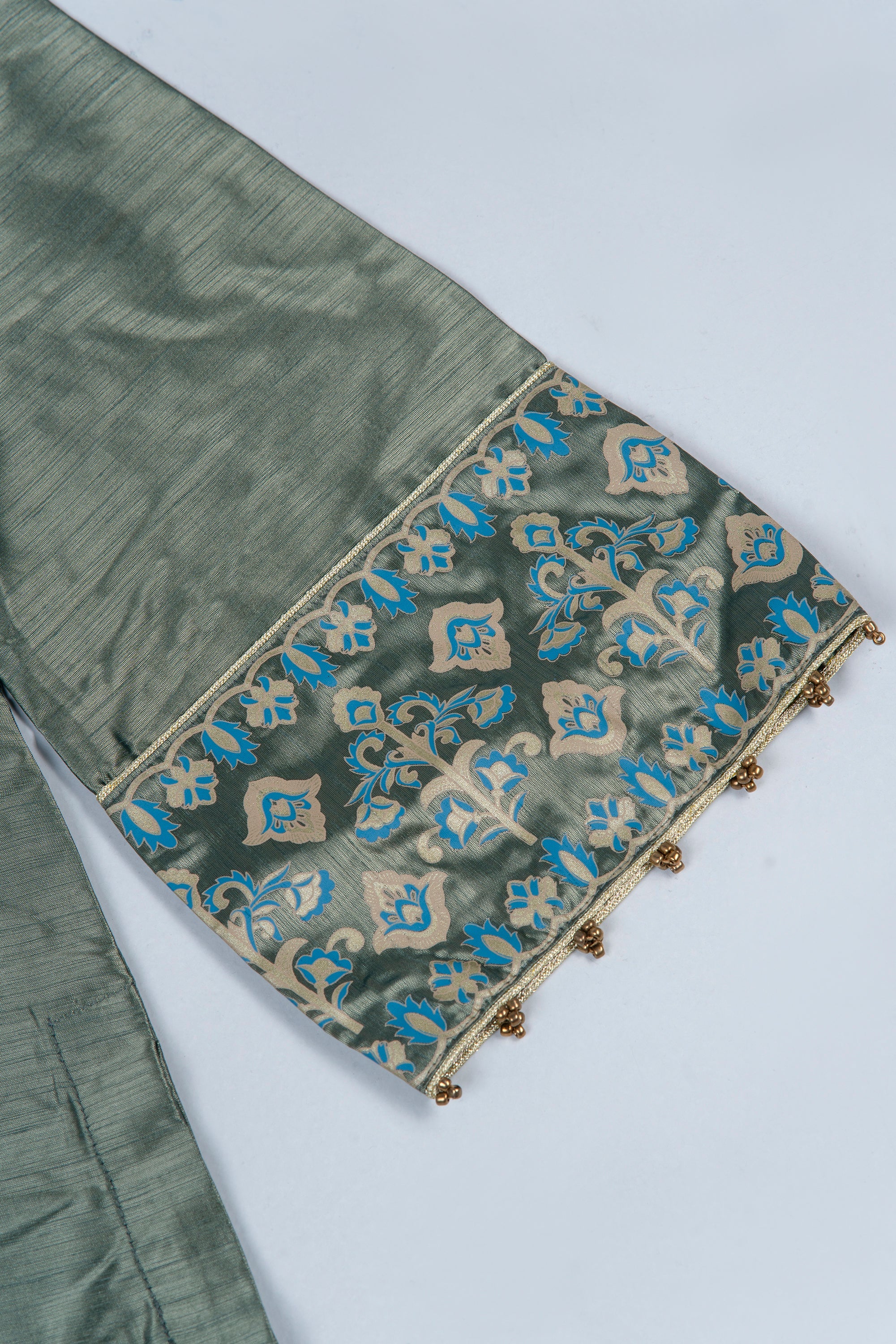 Smart Fit Embroidered Ethnic Formal Set with Organza Dupatta