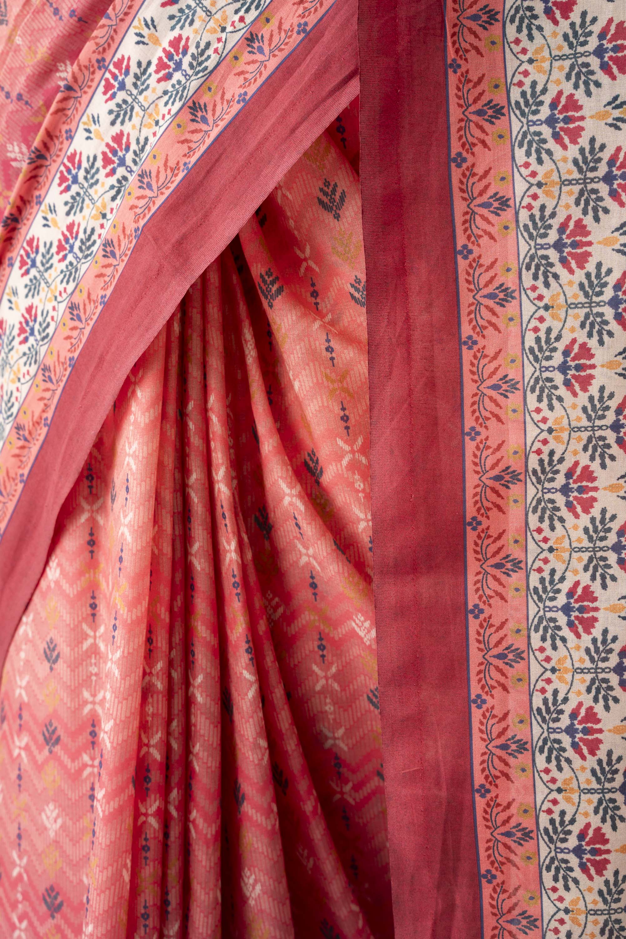Digital Printed Cotton Saree