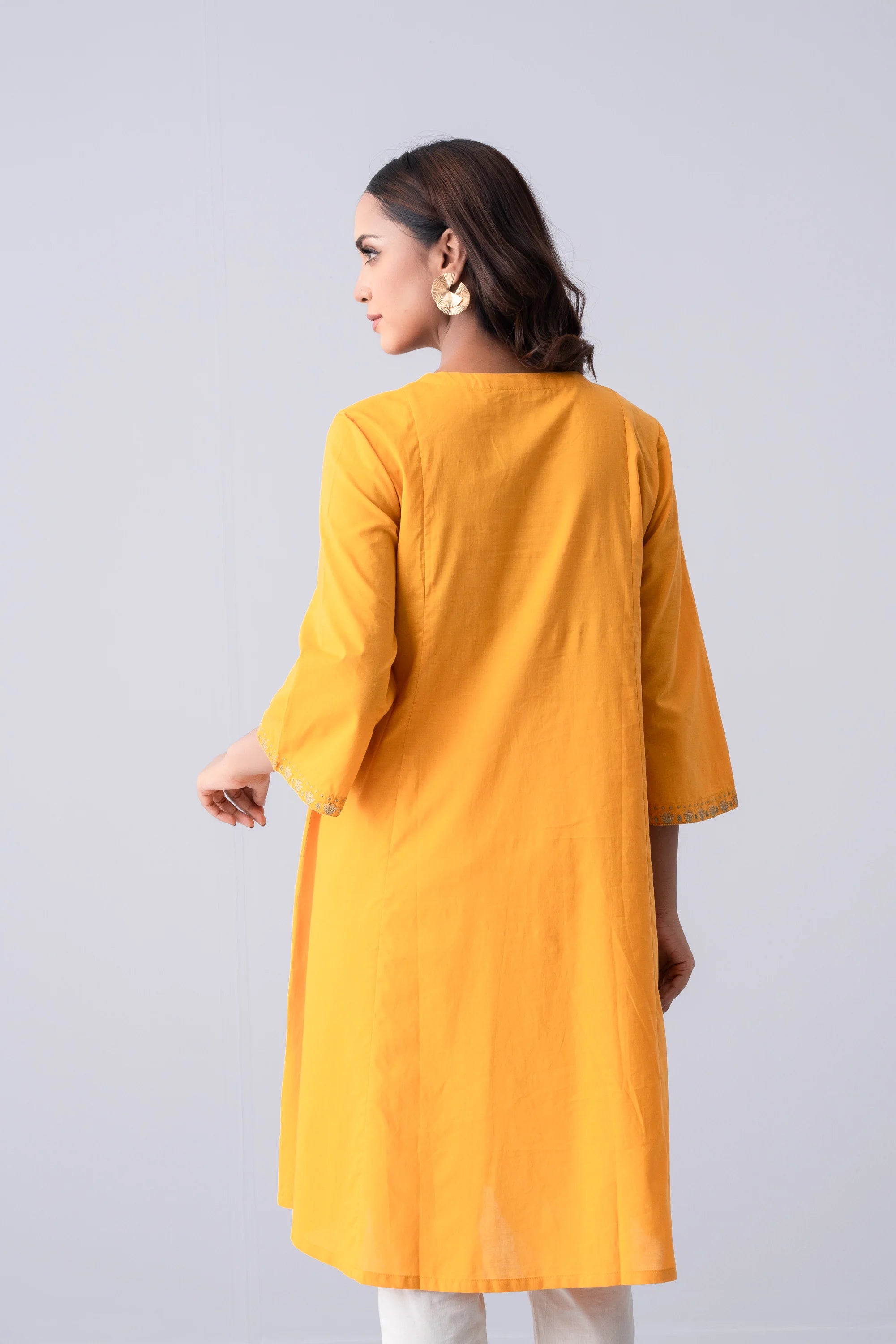 Smart Fit Embroidered Ethnic Kurta