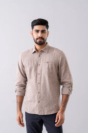 Regular Fit Solid Casual Shirt