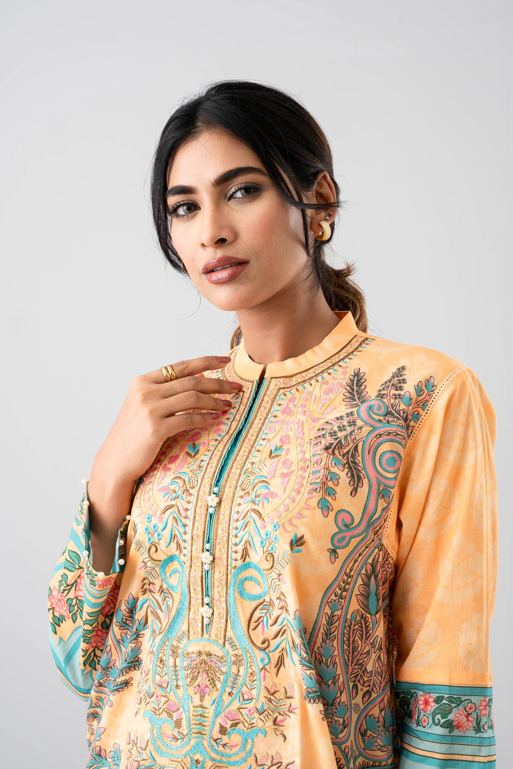 Three-Piece Digital Printed Semi-Formal Lawn