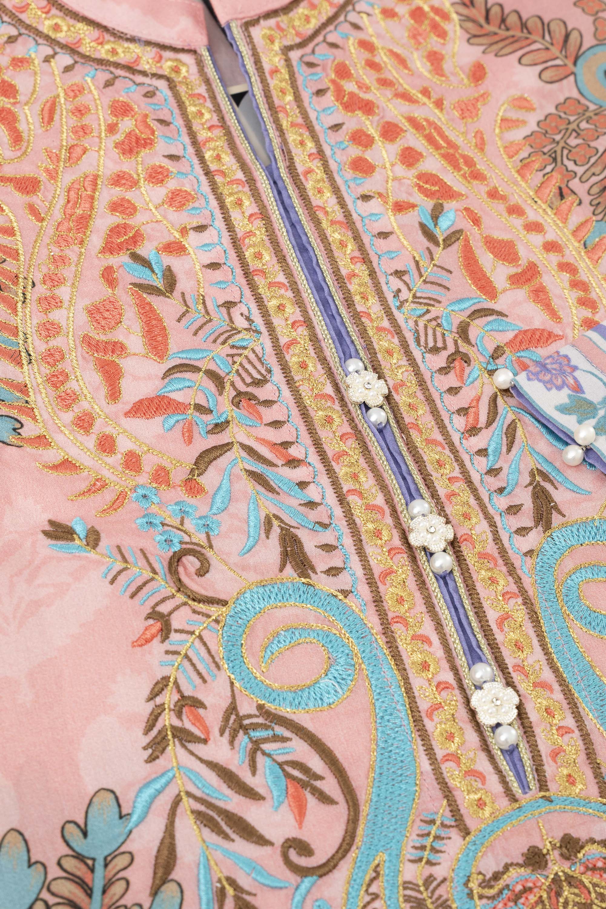 Three-Piece Digital Printed Semi-Formal Lawn