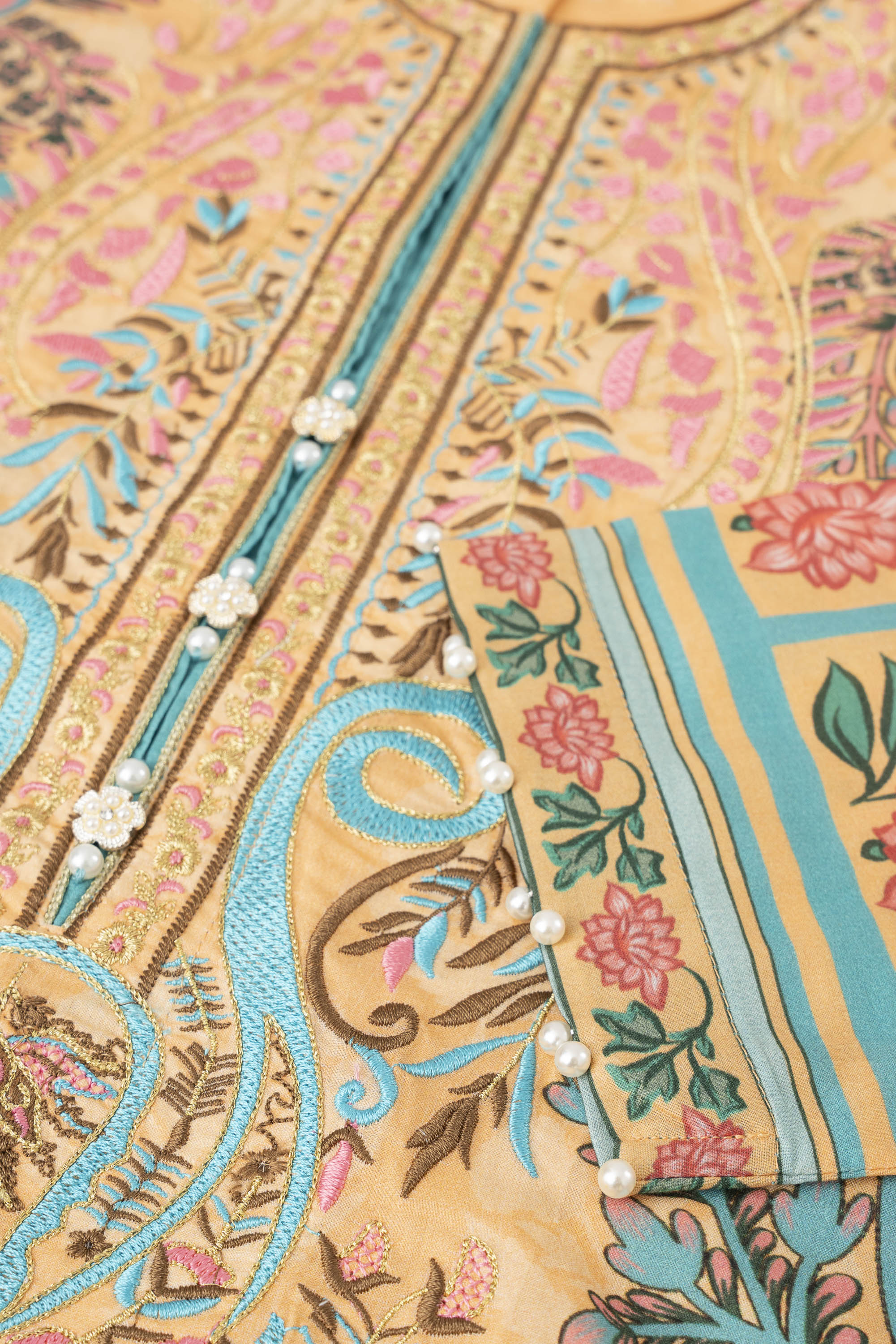Three-Piece Digital Printed Semi-Formal Lawn