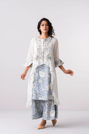 Smart Fit Embroidered Three-Piece Ethnic Set