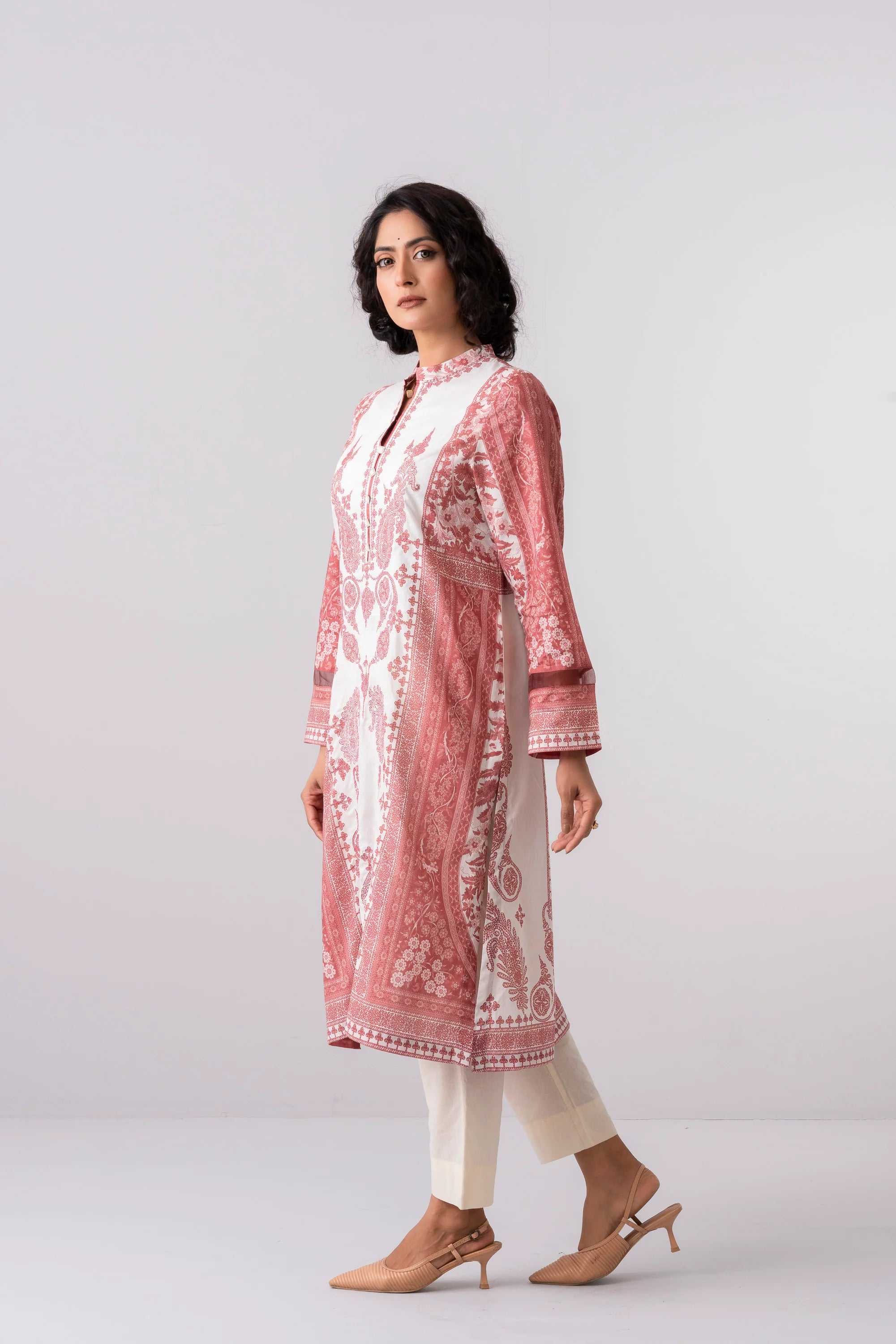 Smart Fit Jacquard Lawn Kurta