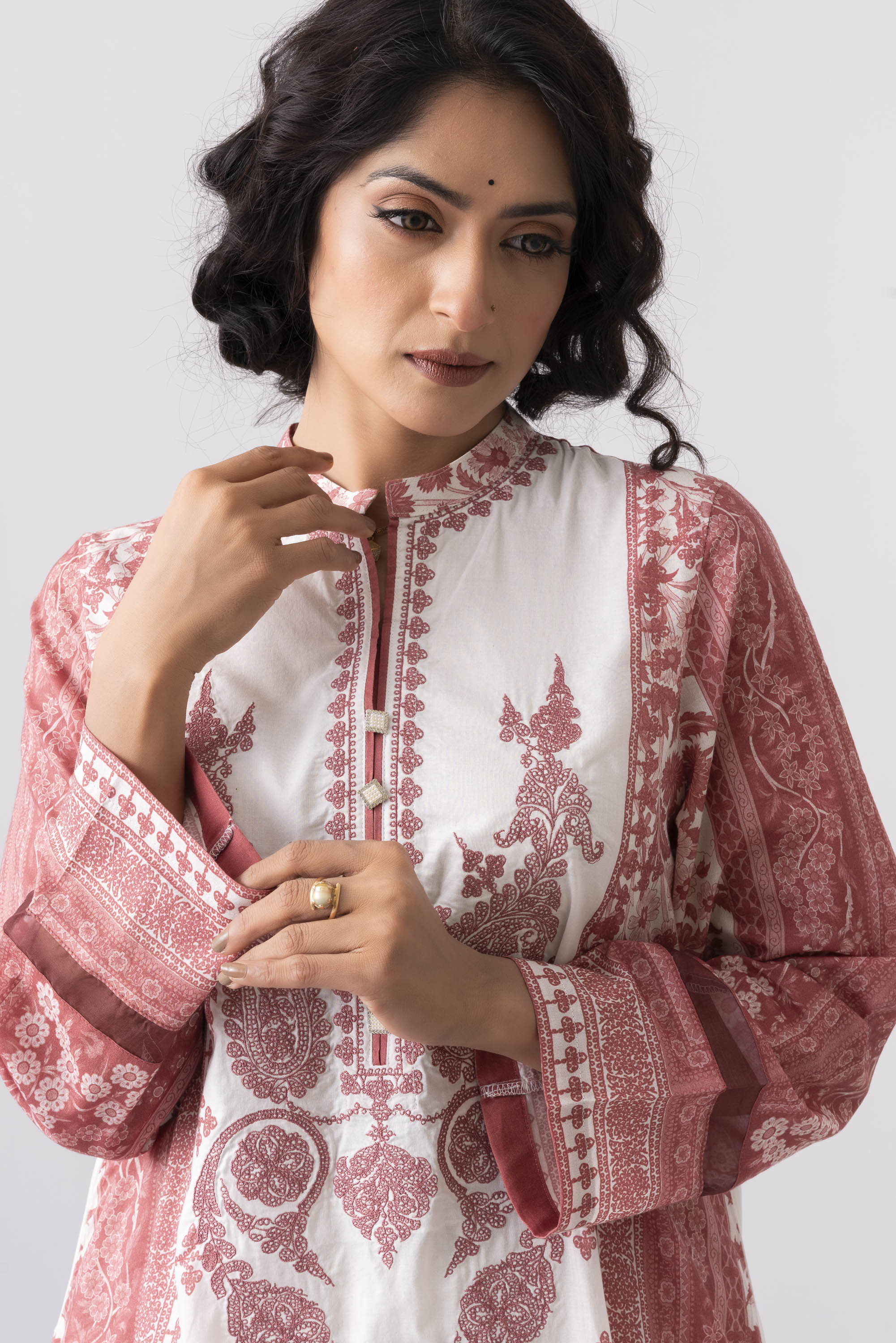 Smart Fit Jacquard Lawn Kurta