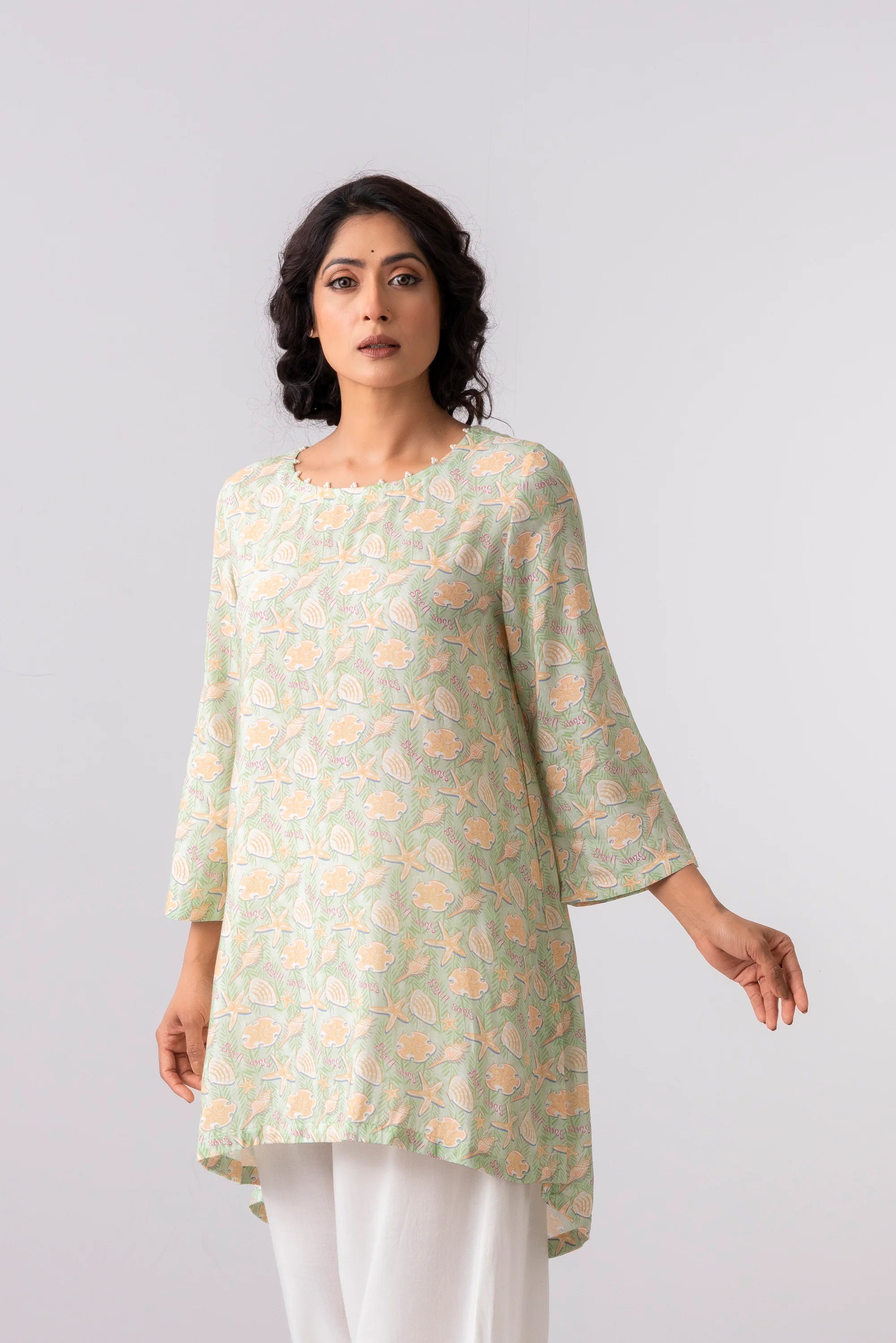 The Little Mermaid'-themed Smart Fit Ethnic Kurti - Disney
