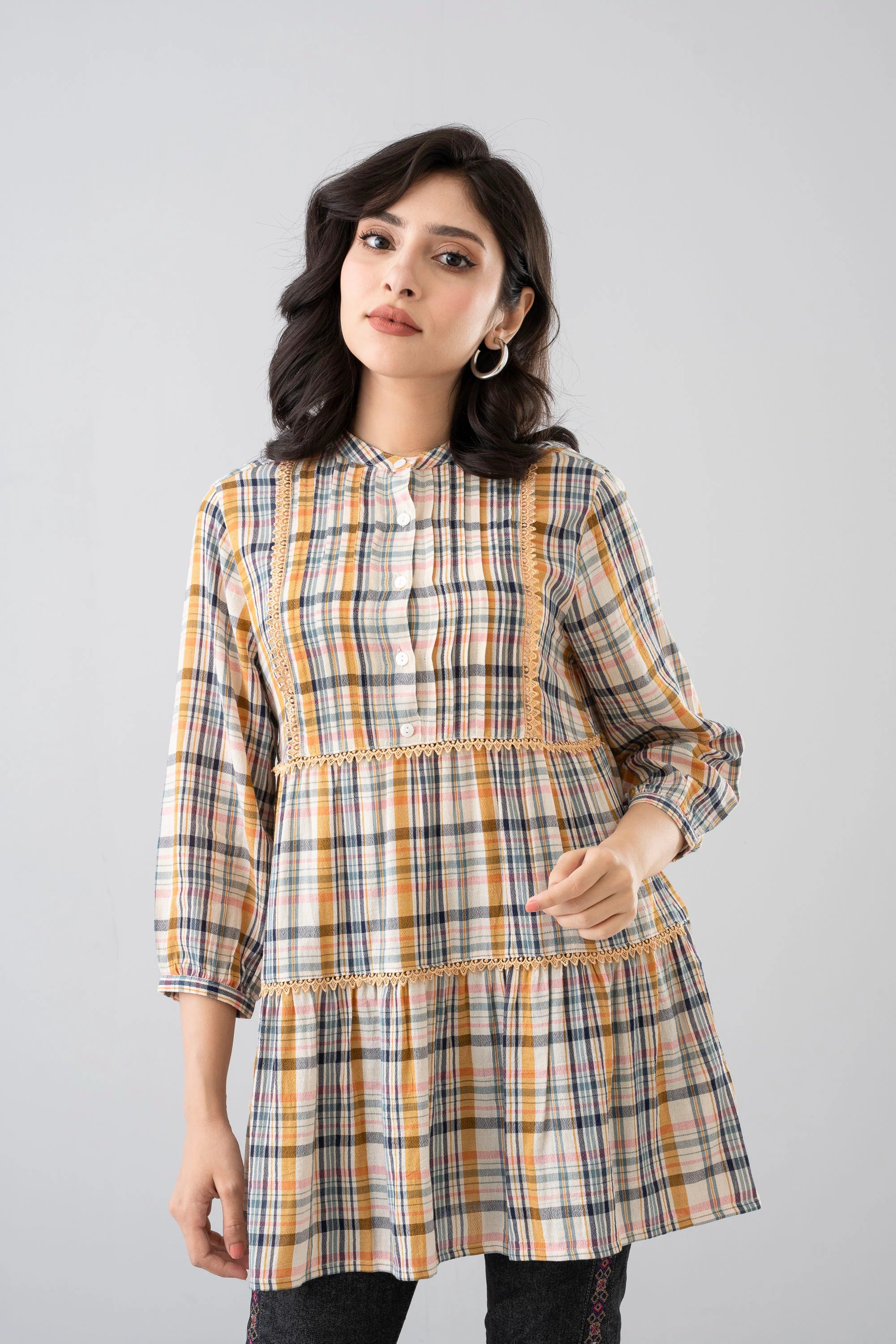 Smart Fit Mid-Length Fashion Top