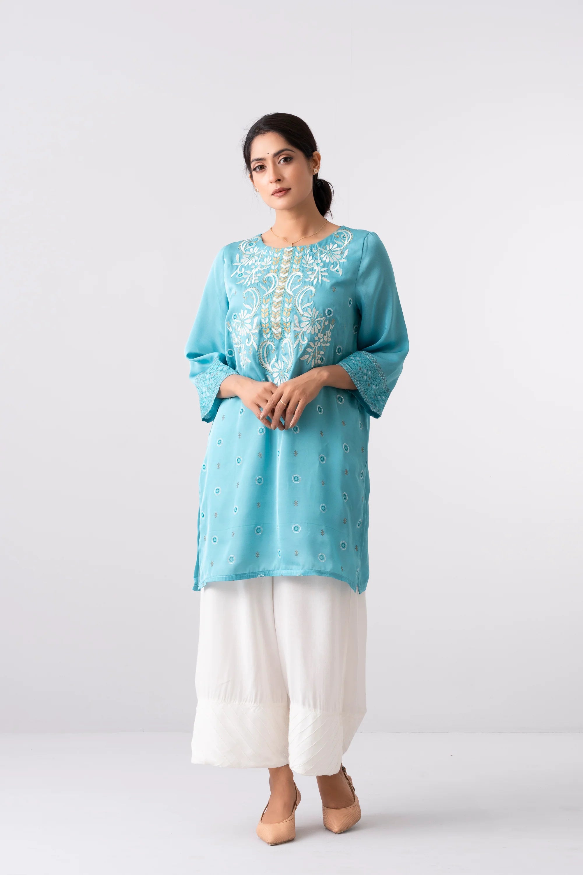 Smart Fit Embroidered Ethnic Kurti