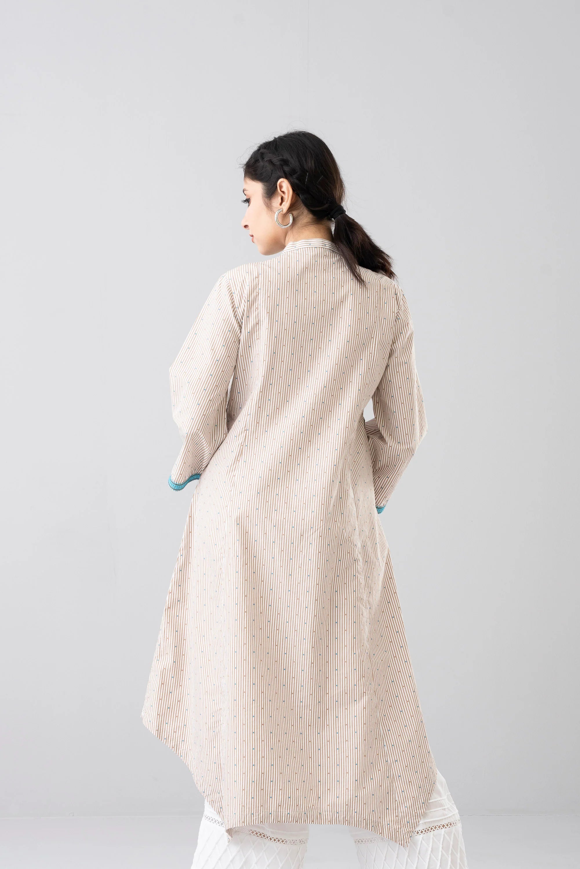 Smart Fit Embroidered Ethnic Kurta