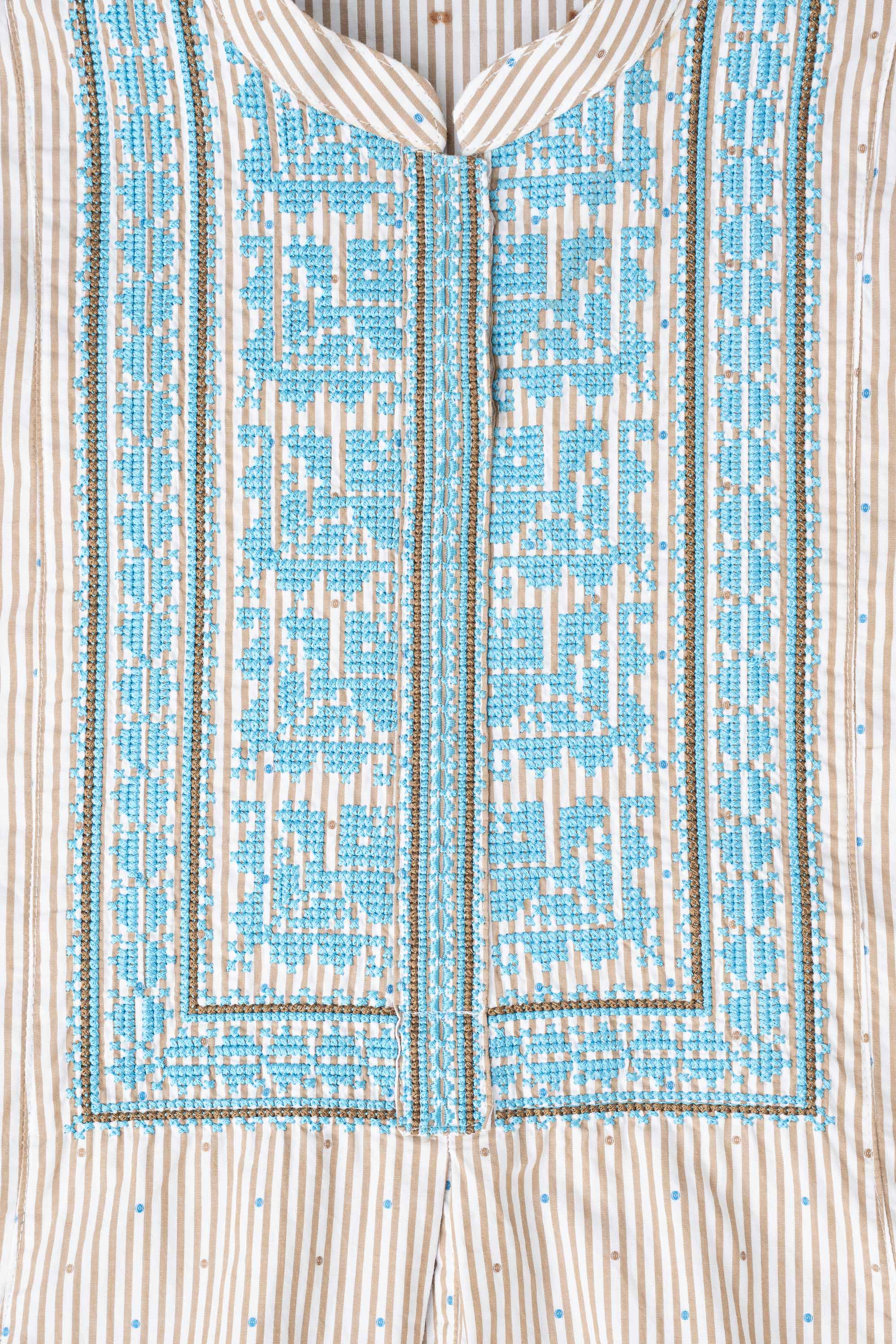 Smart Fit Embroidered Ethnic Kurta
