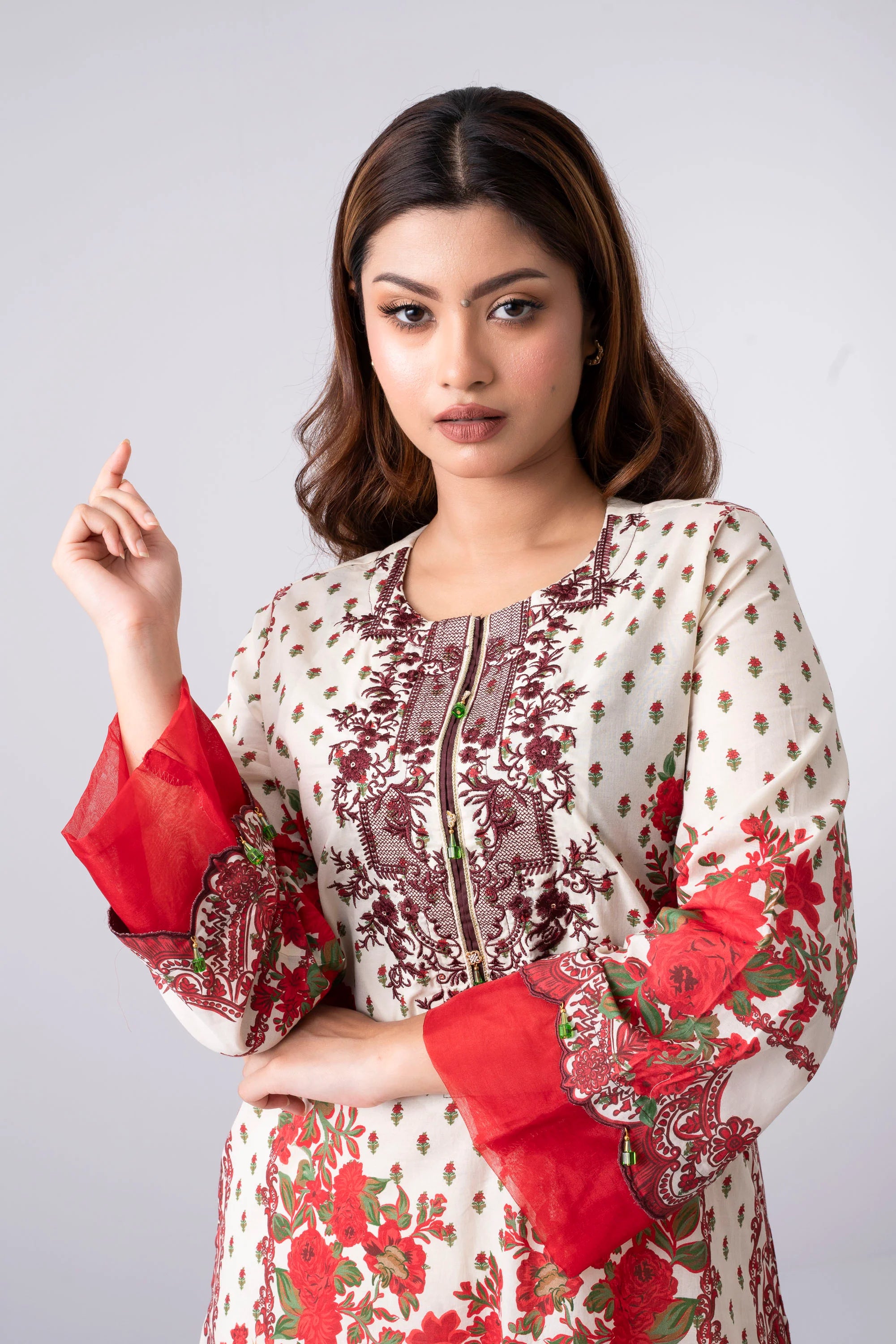 Smart Fit Digital Printed Two-Piece Lawn with Cotton Dupatta