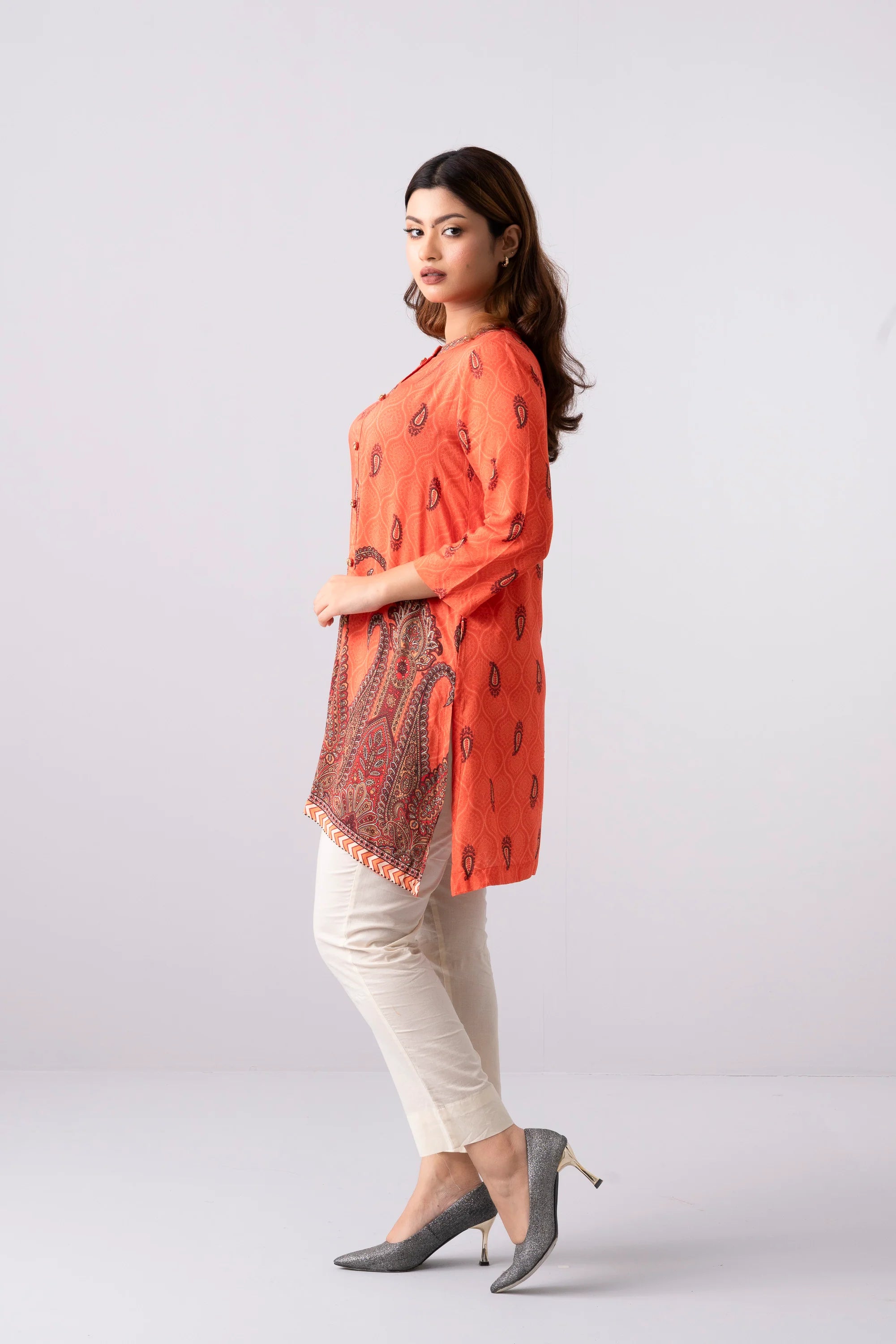 Smart Fit Embroidered Ethnic Kurti
