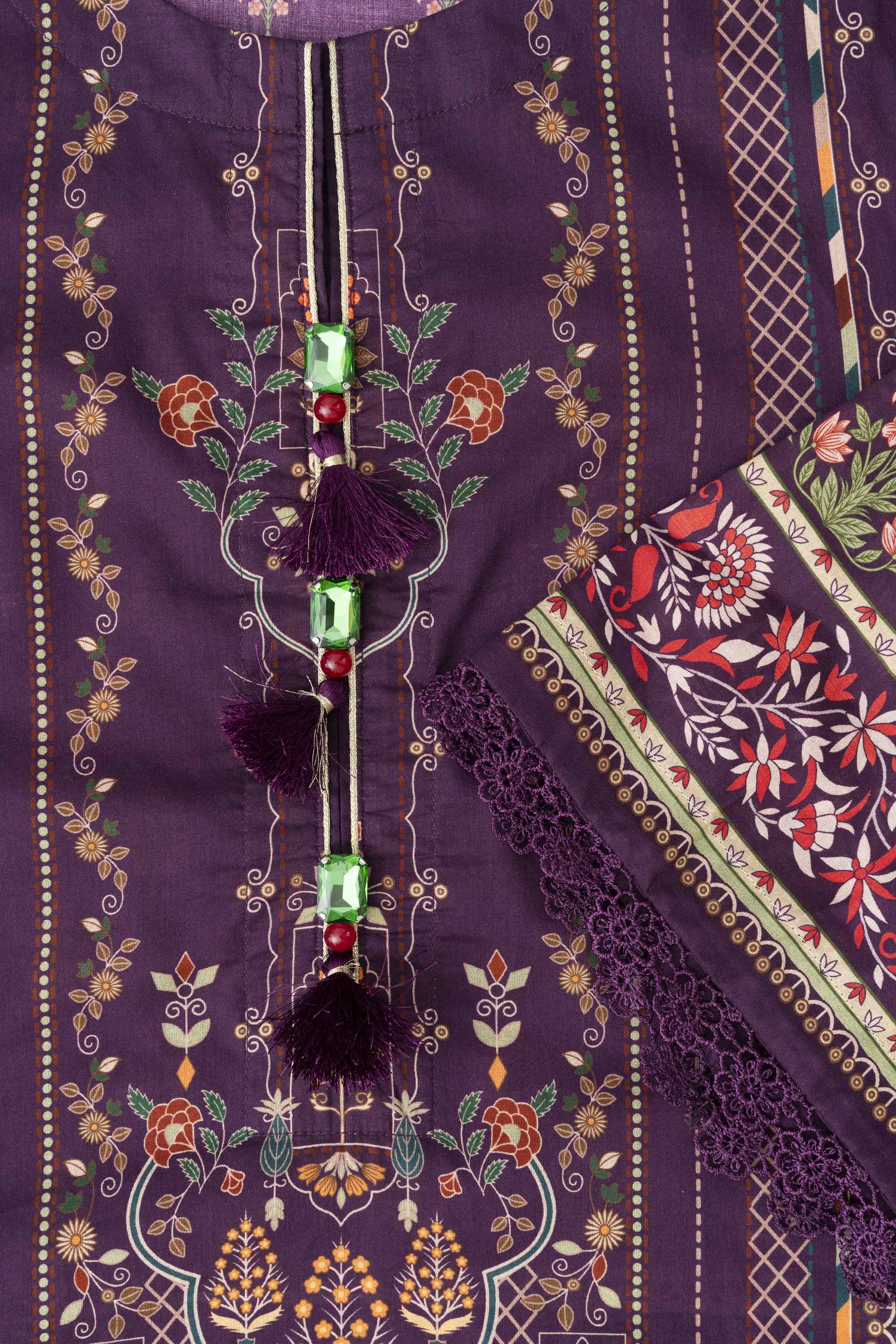 Smart Fit Printed One-Piece Lawn Kurta