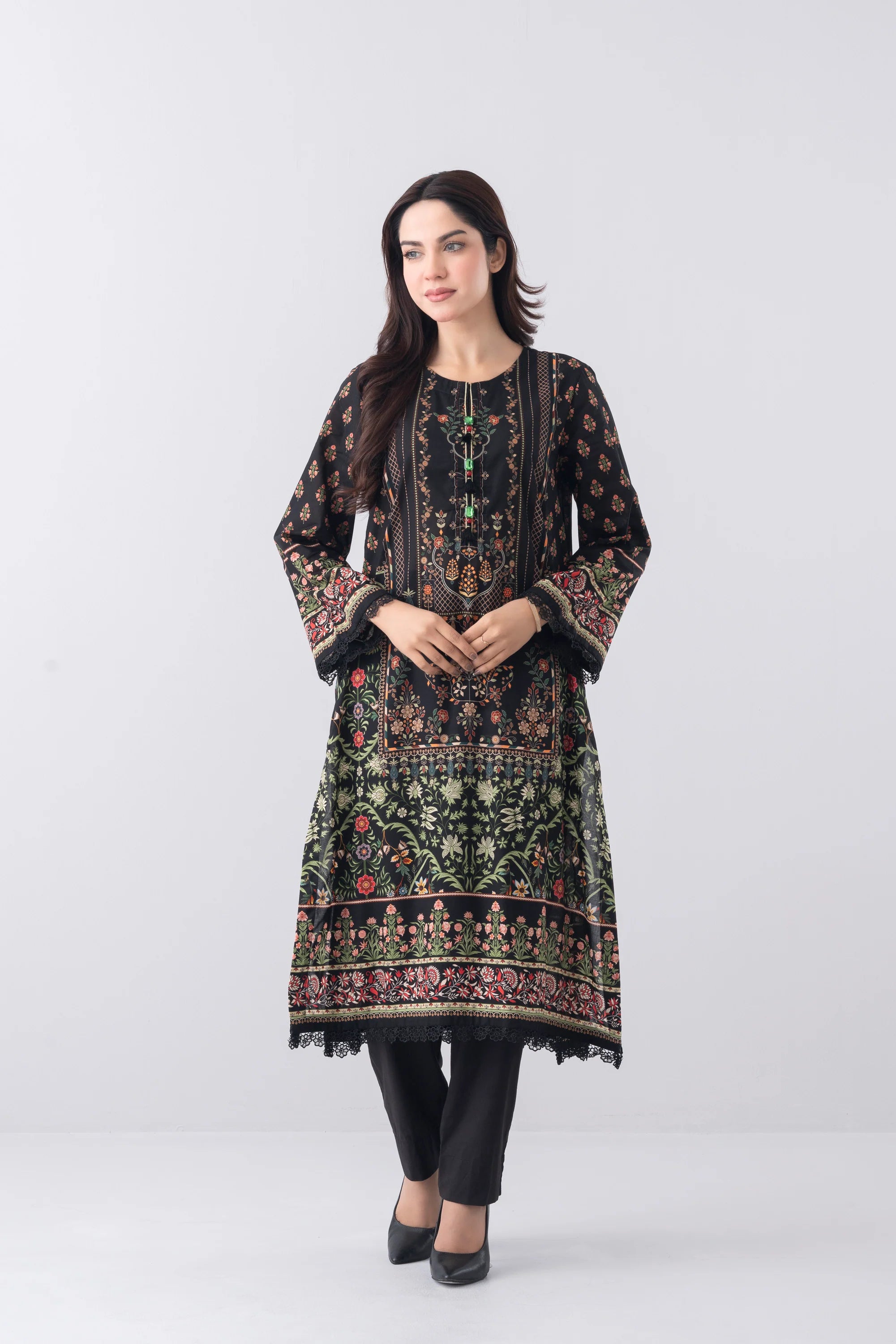 Smart Fit Printed One-Piece Lawn Kurta