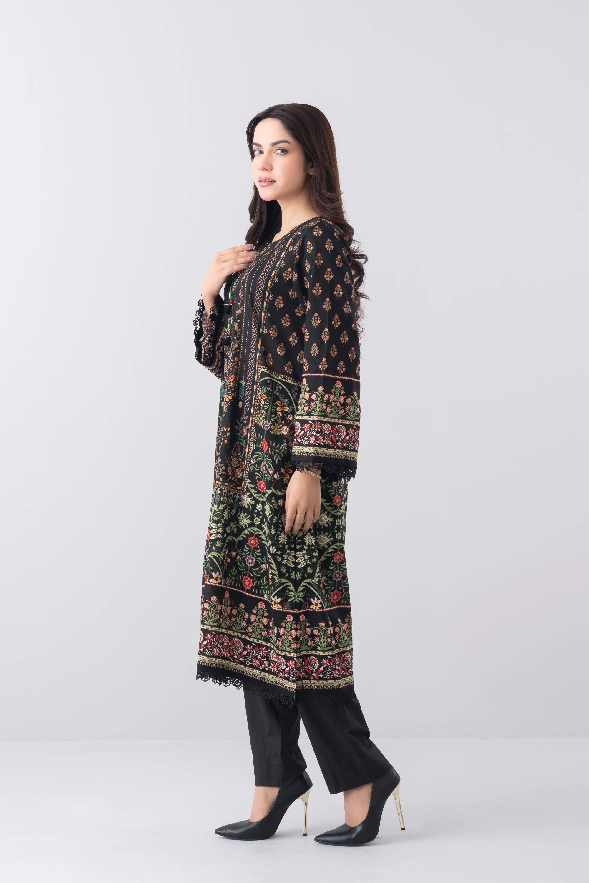 Smart Fit Printed One-Piece Lawn Kurta