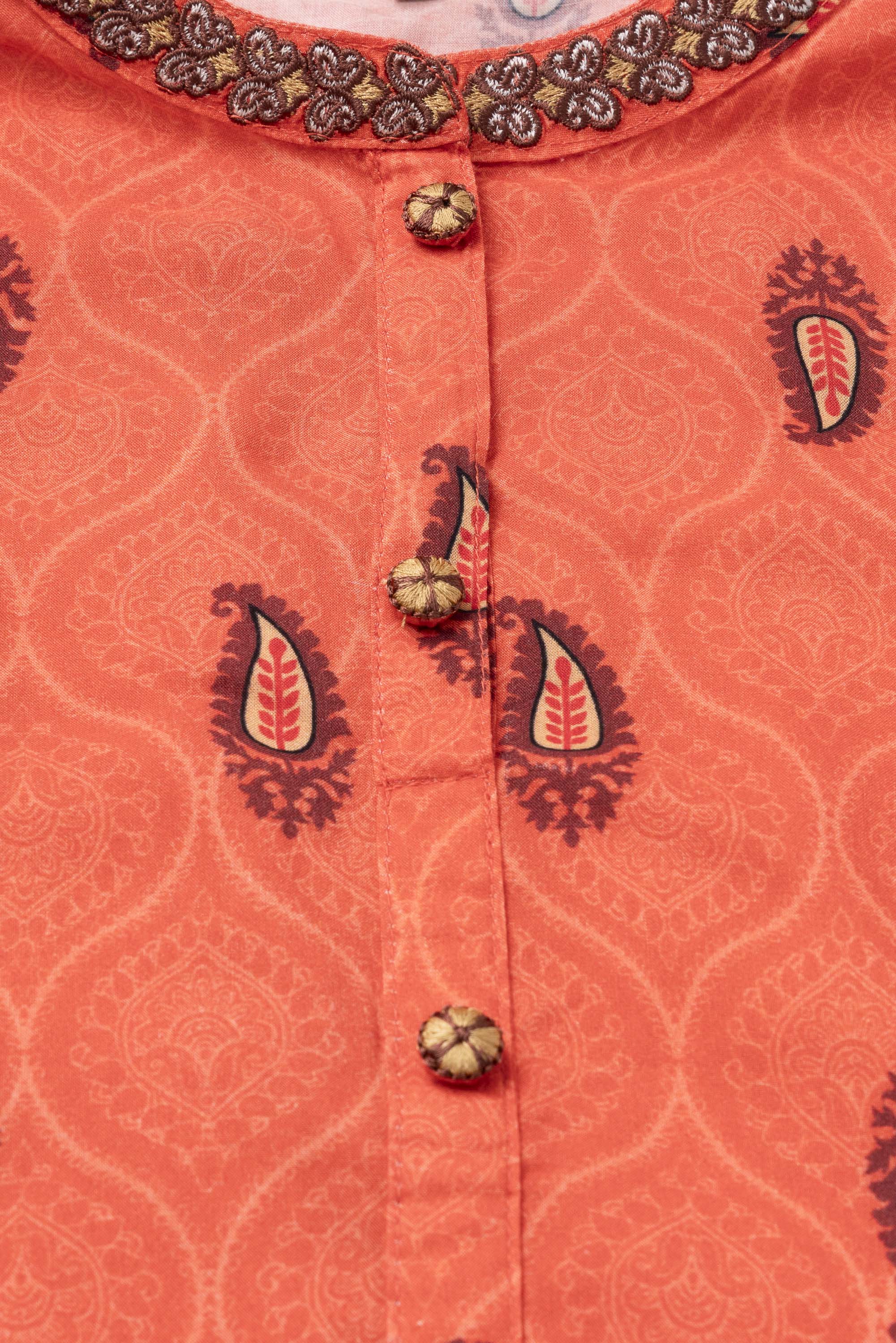 Smart Fit Embroidered Ethnic Kurti