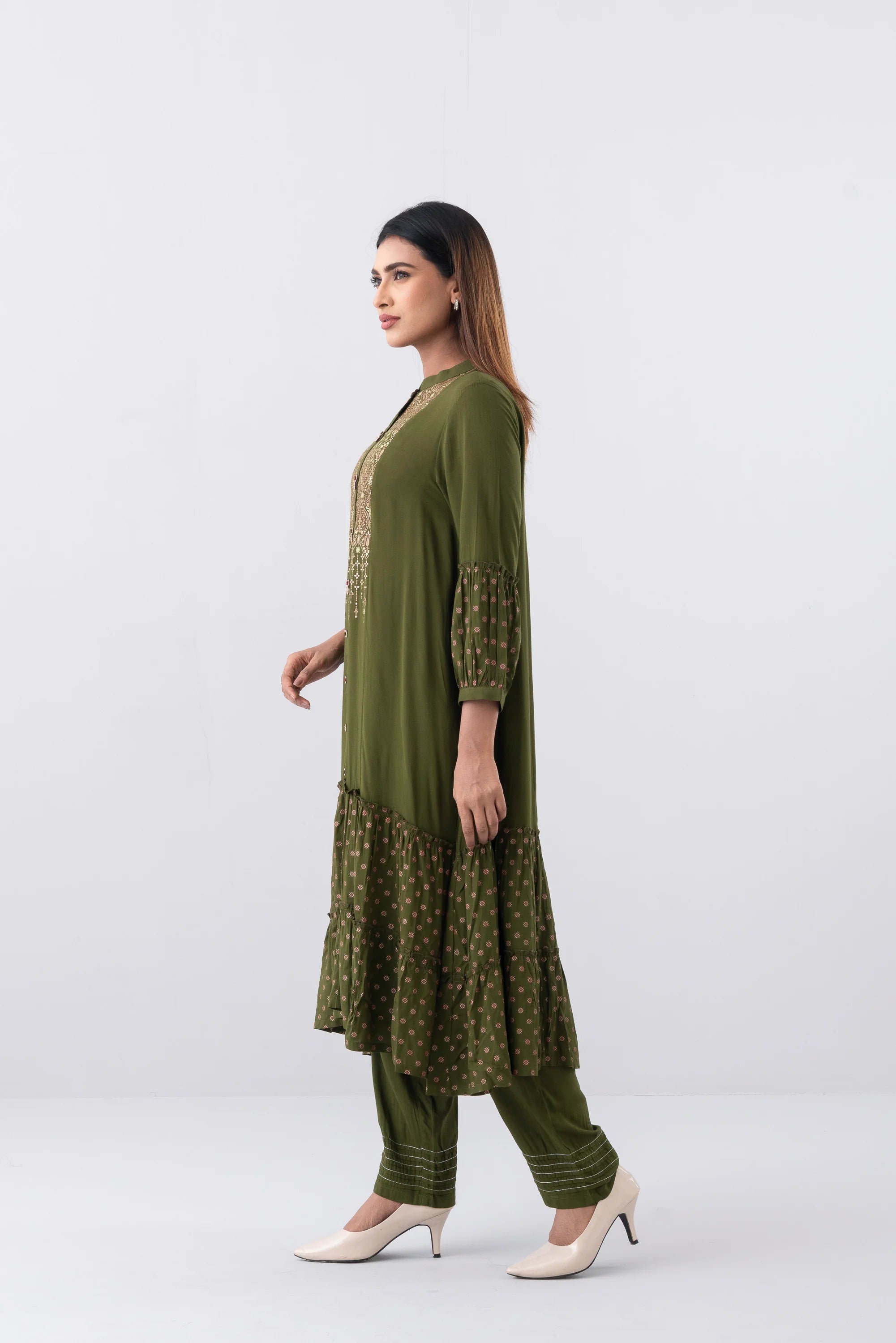 Smart Fit Two-Piece Ethnic Set