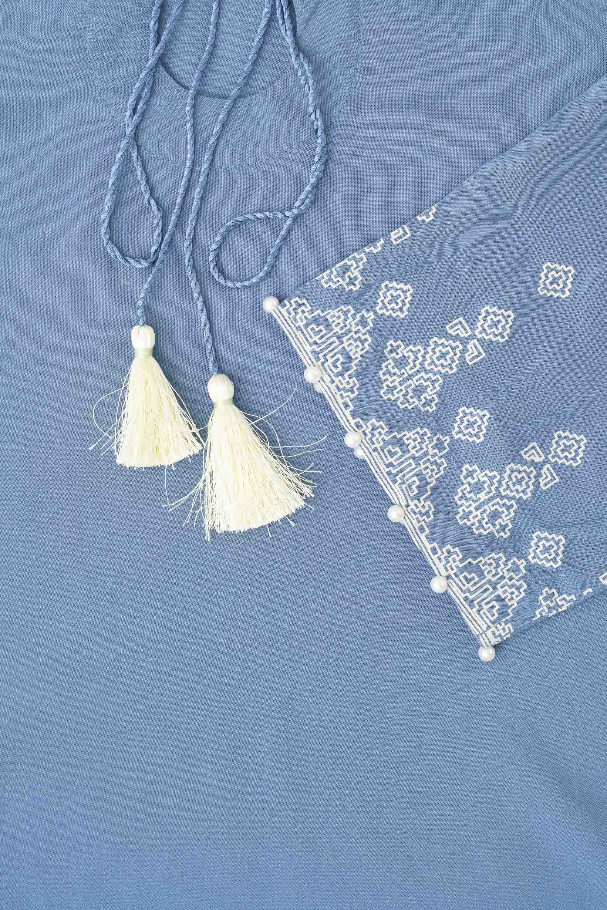 Smart Fit Embellished Viscose Two-Piece Ethnic Set