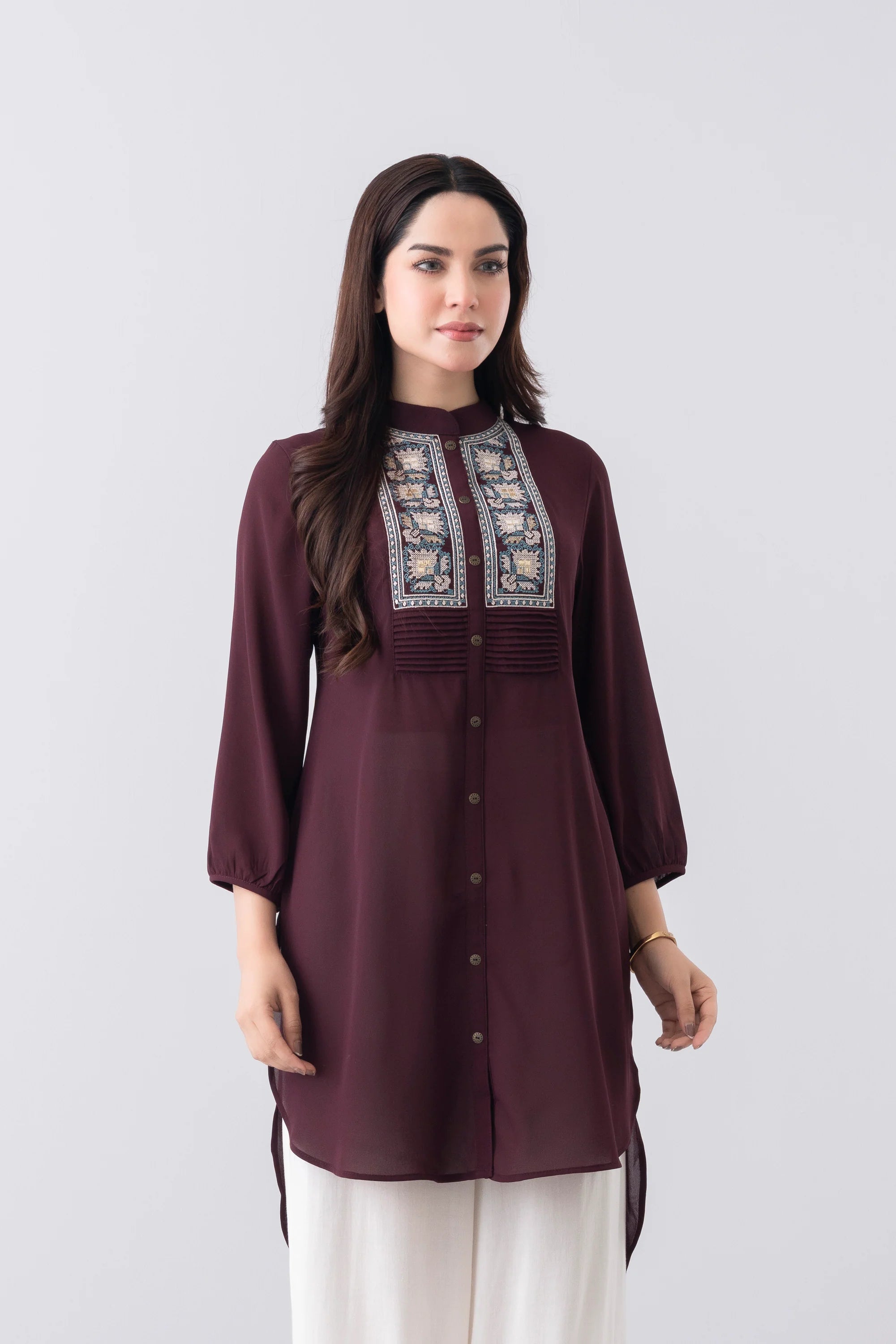 Smart Fit Embroidered Ethnic Kurti