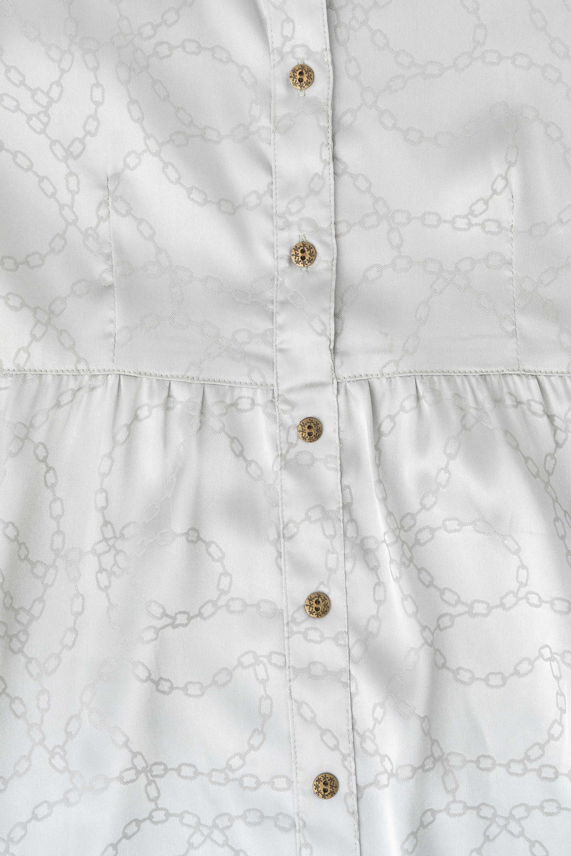 Jacquard Embroidered Long Dress