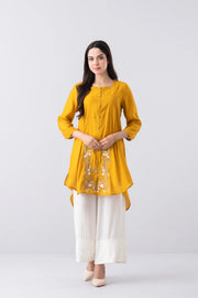 Relaxed Fit Embroidered Ethnic Kurti