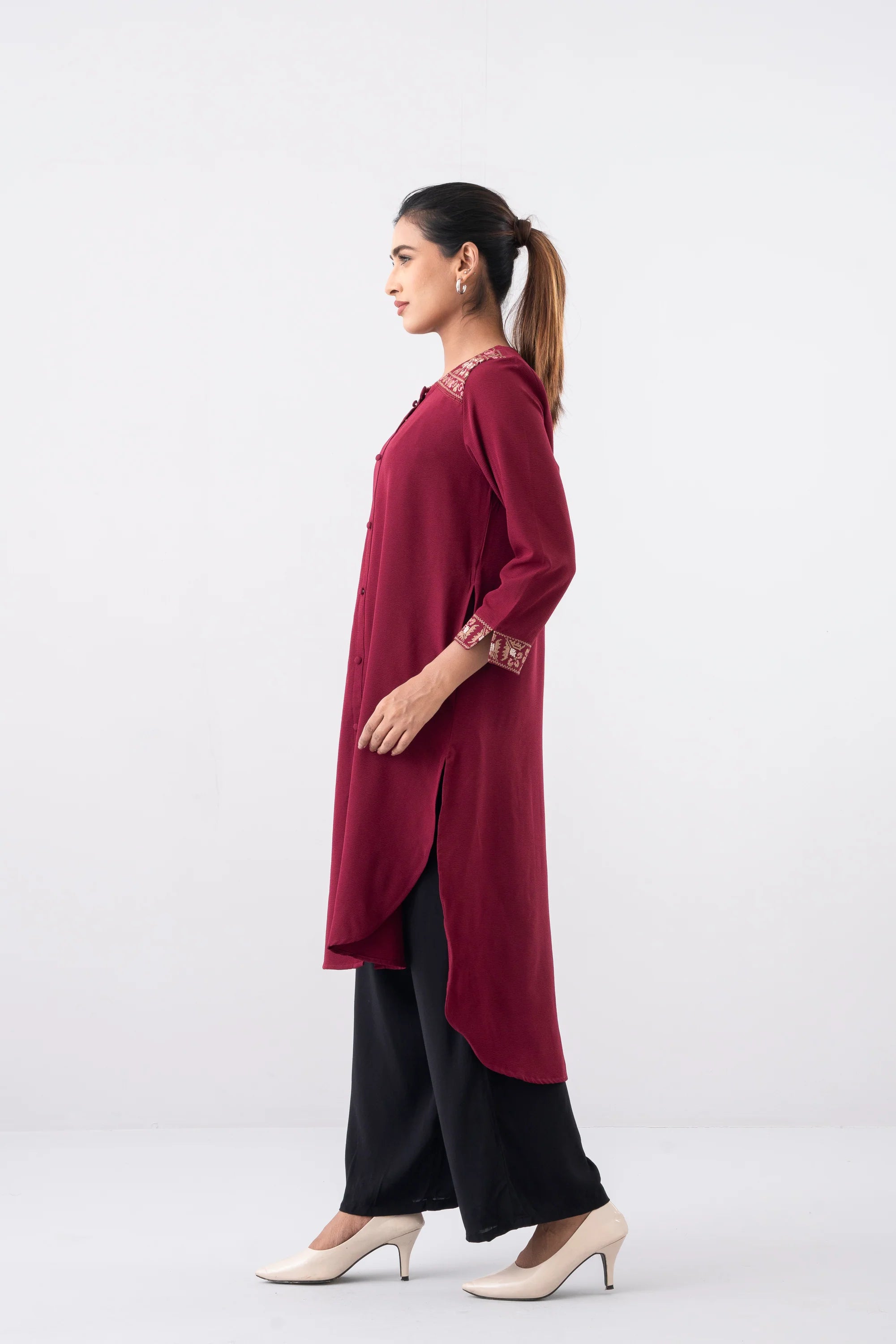 Smart Fit Georgette Ethnic Kurta