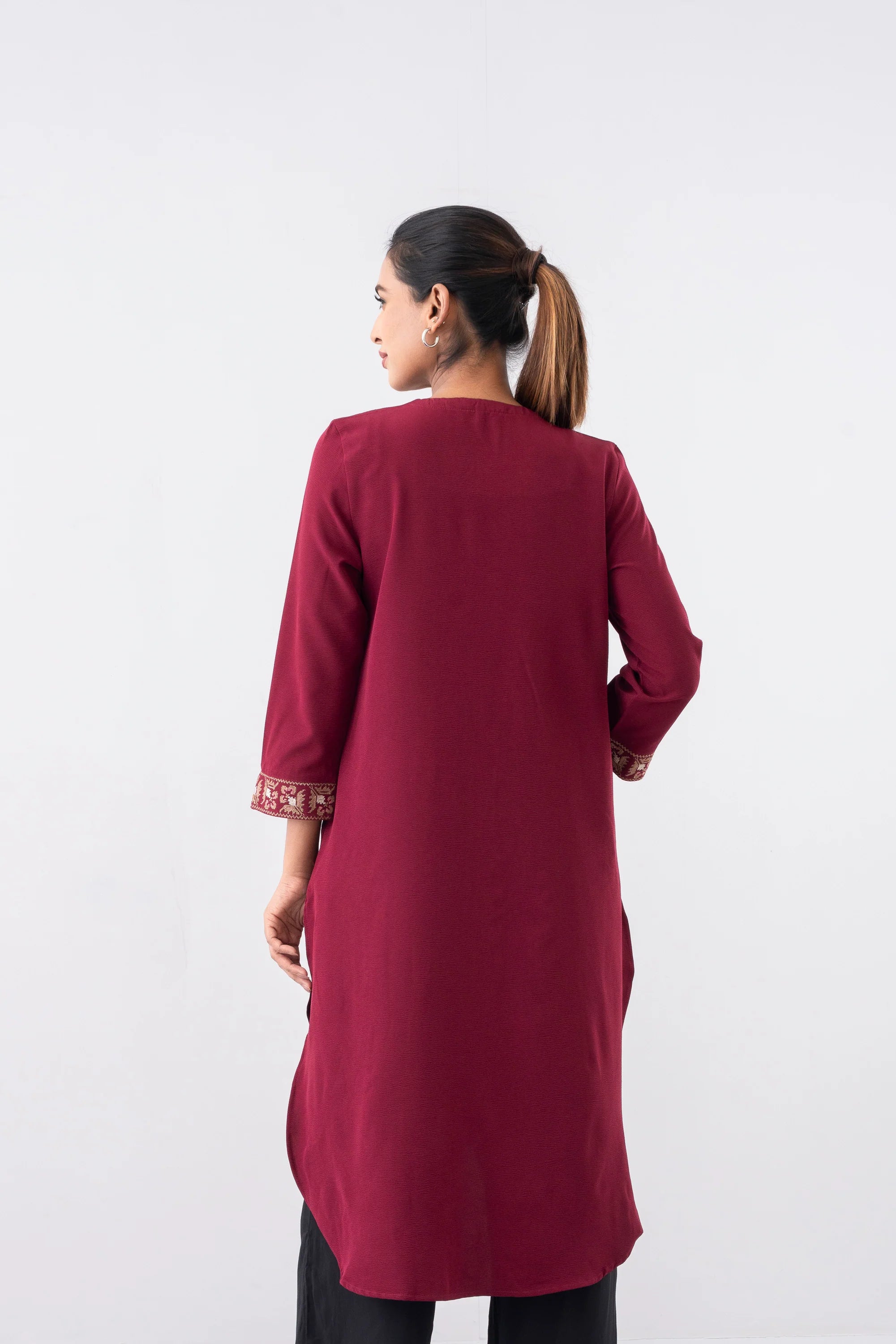 Smart Fit Georgette Ethnic Kurta