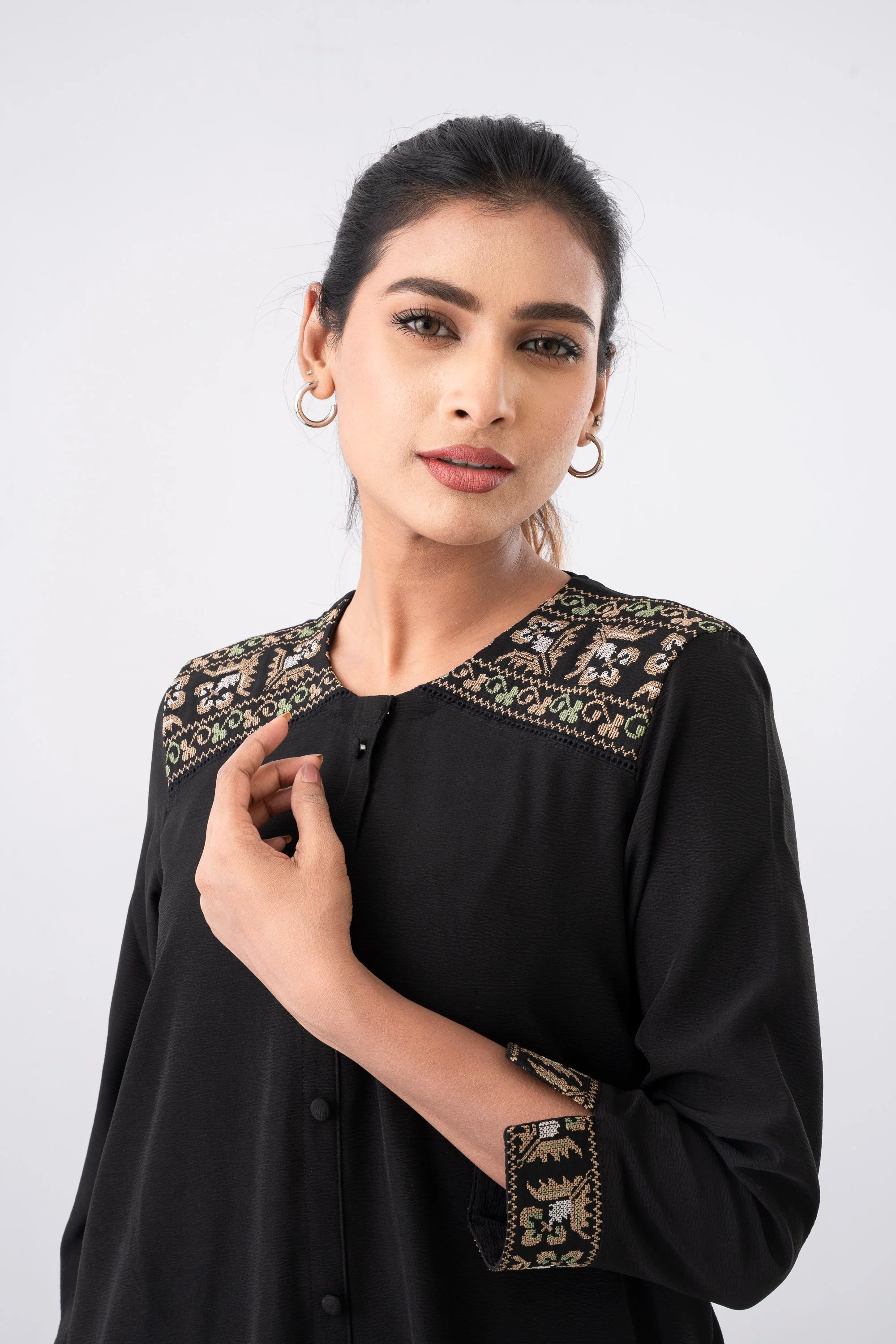 Smart Fit Georgette Ethnic Kurta