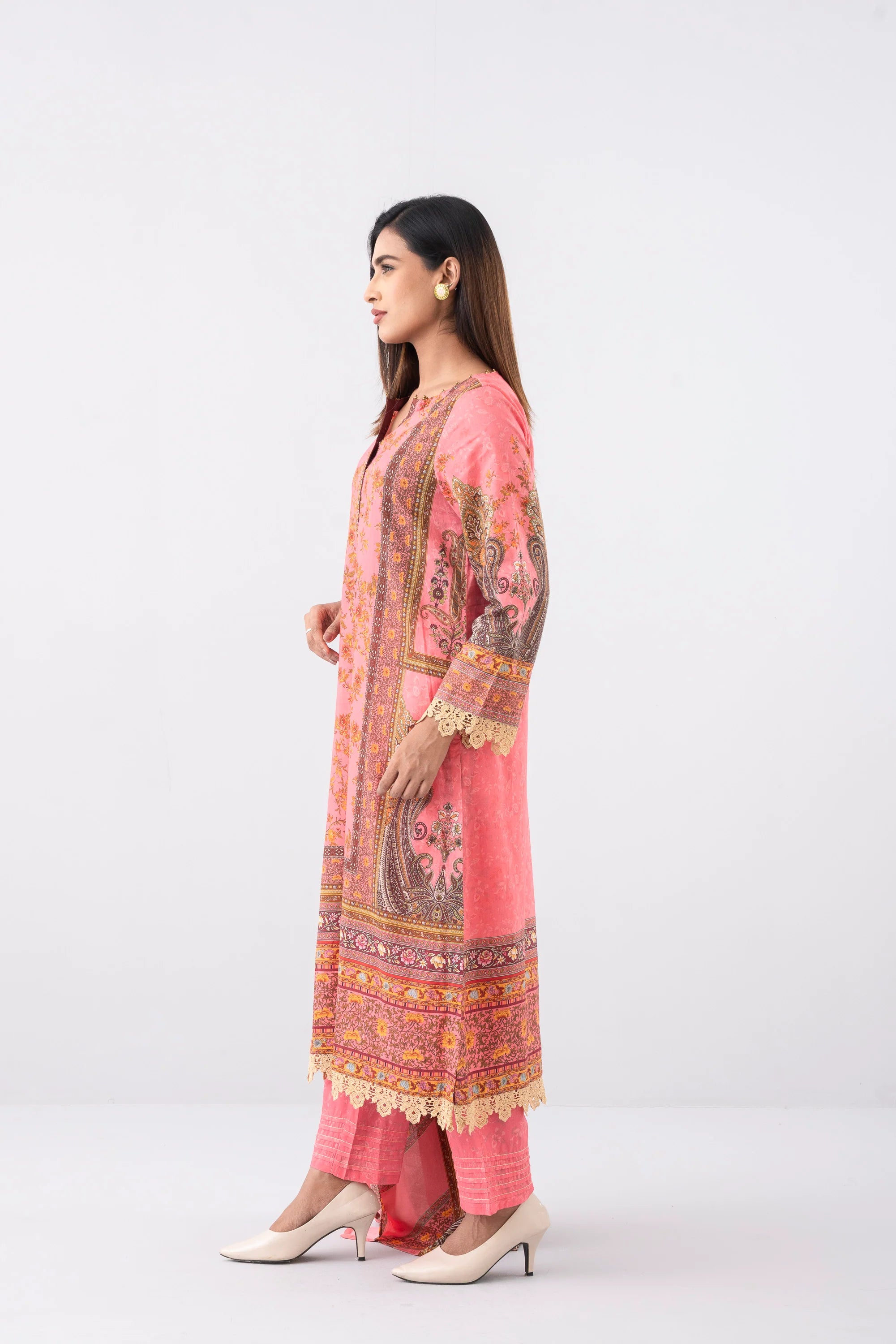 Smart Fit Digital Printed Three-Piece Lawn