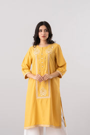 Smart Fit Embroidered Ethnic Kurta
