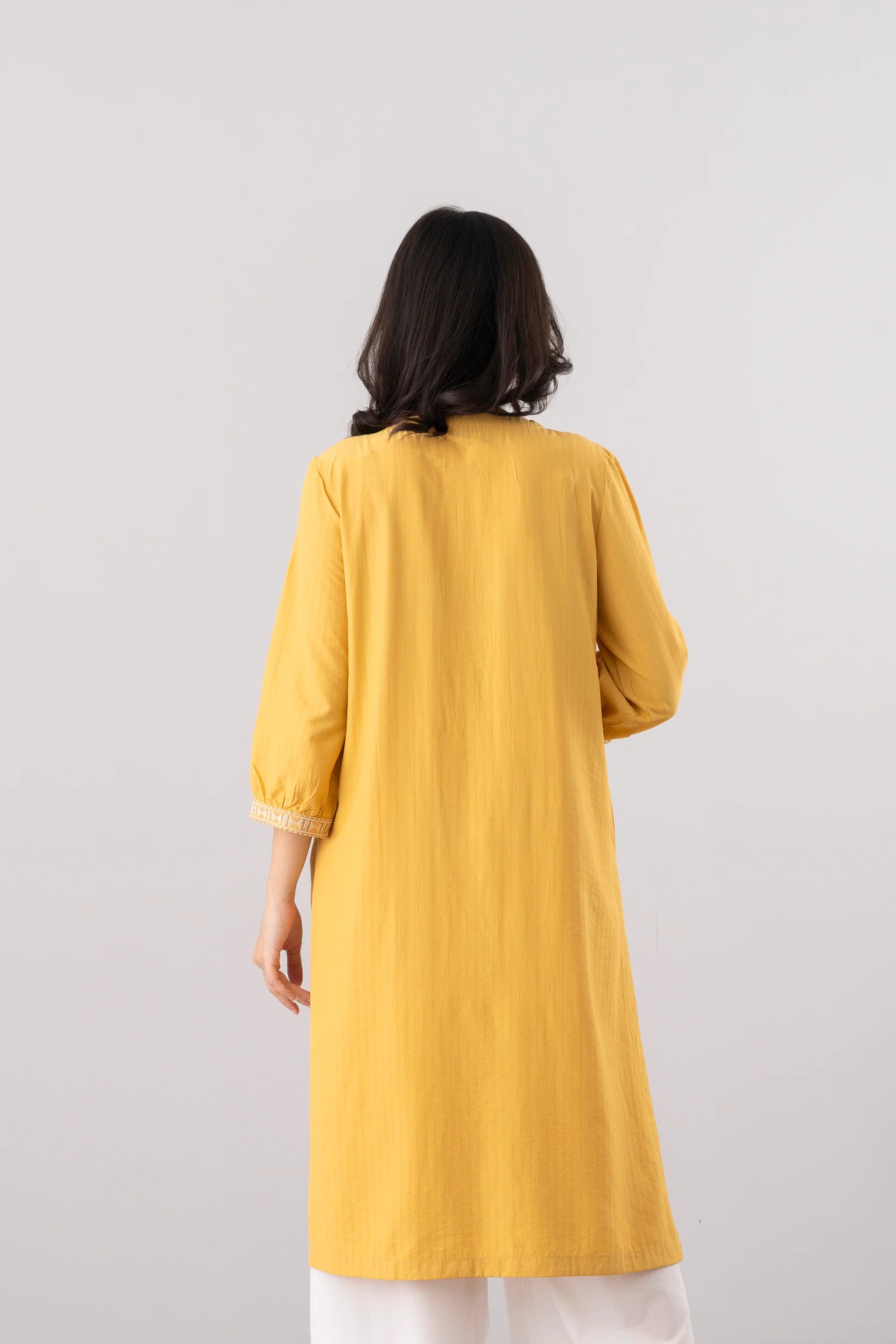 Smart Fit Embroidered Ethnic Kurta