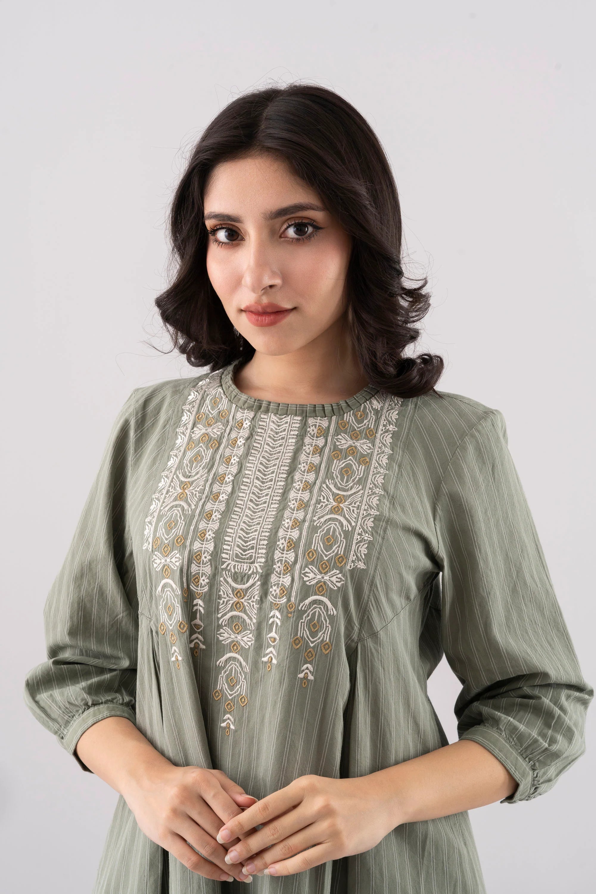 Smart Fit Embroidered Ethnic Kurti