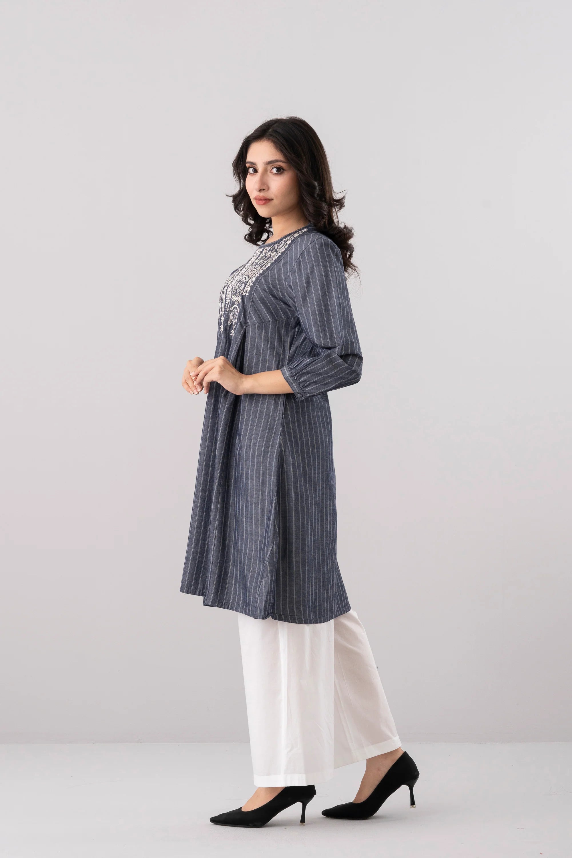 Smart Fit Embroidered Ethnic Kurti