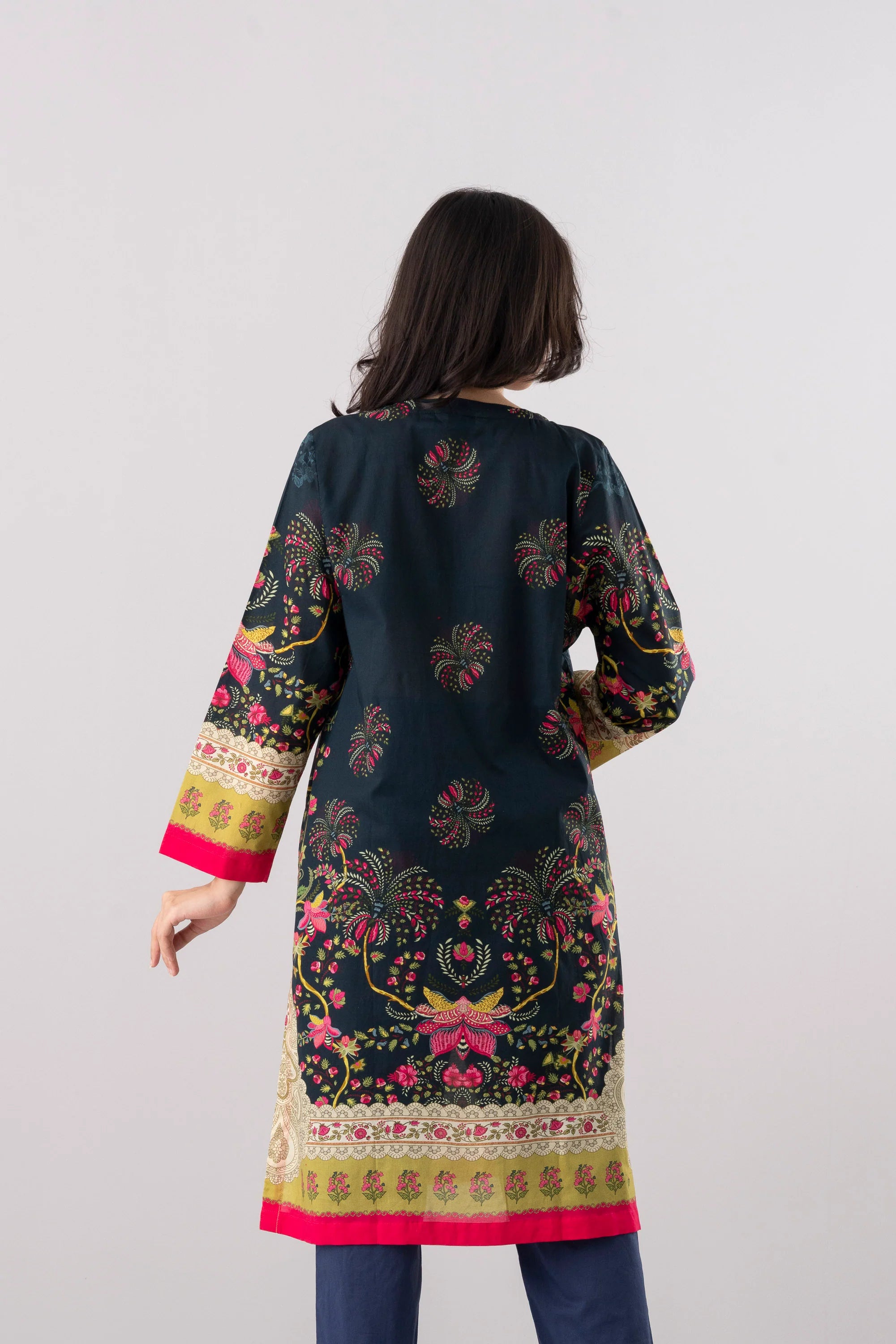 Relaxed Fit Digital Printed Lawn Kurta