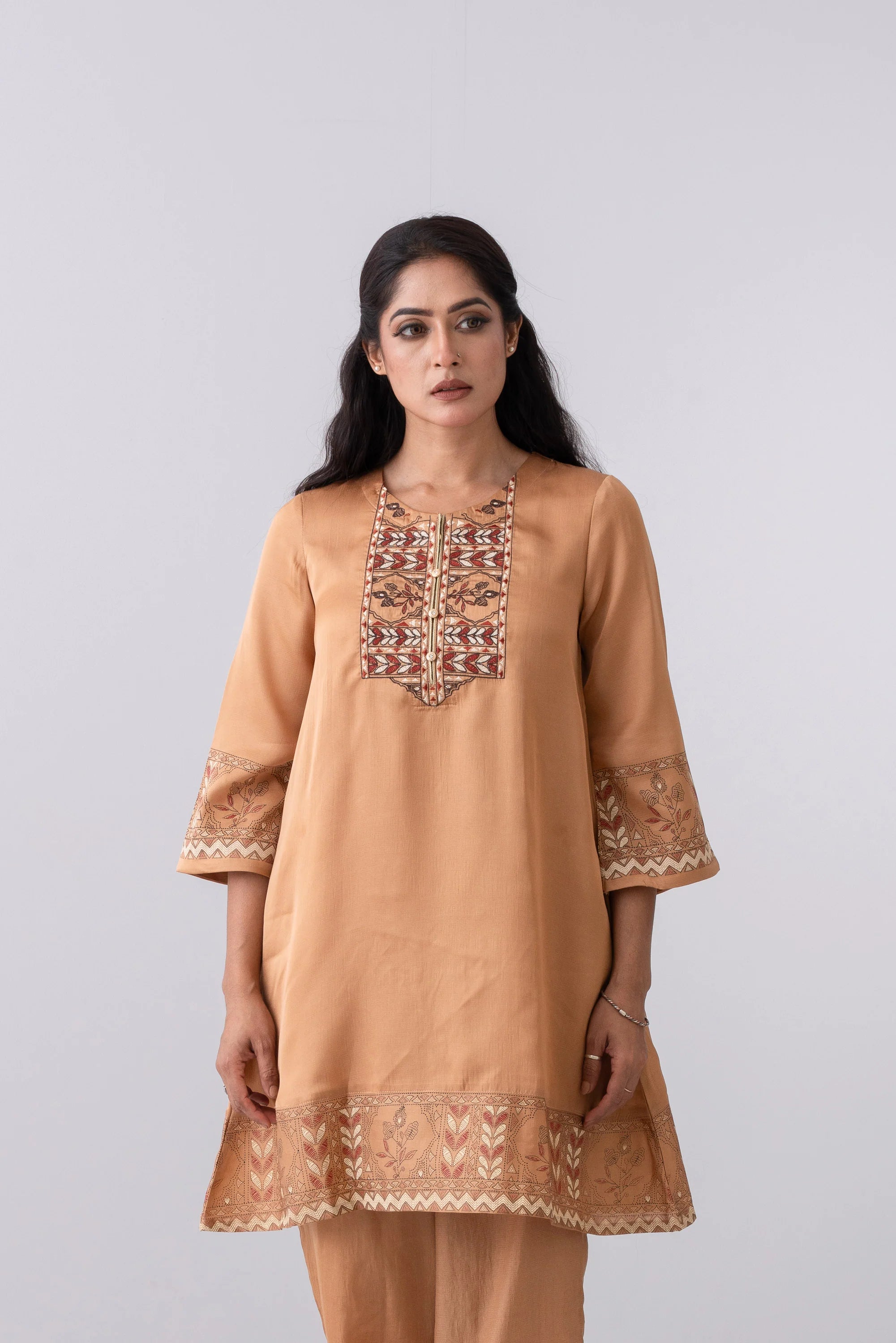 Smart Fit Embroidered Ethnic Kurti