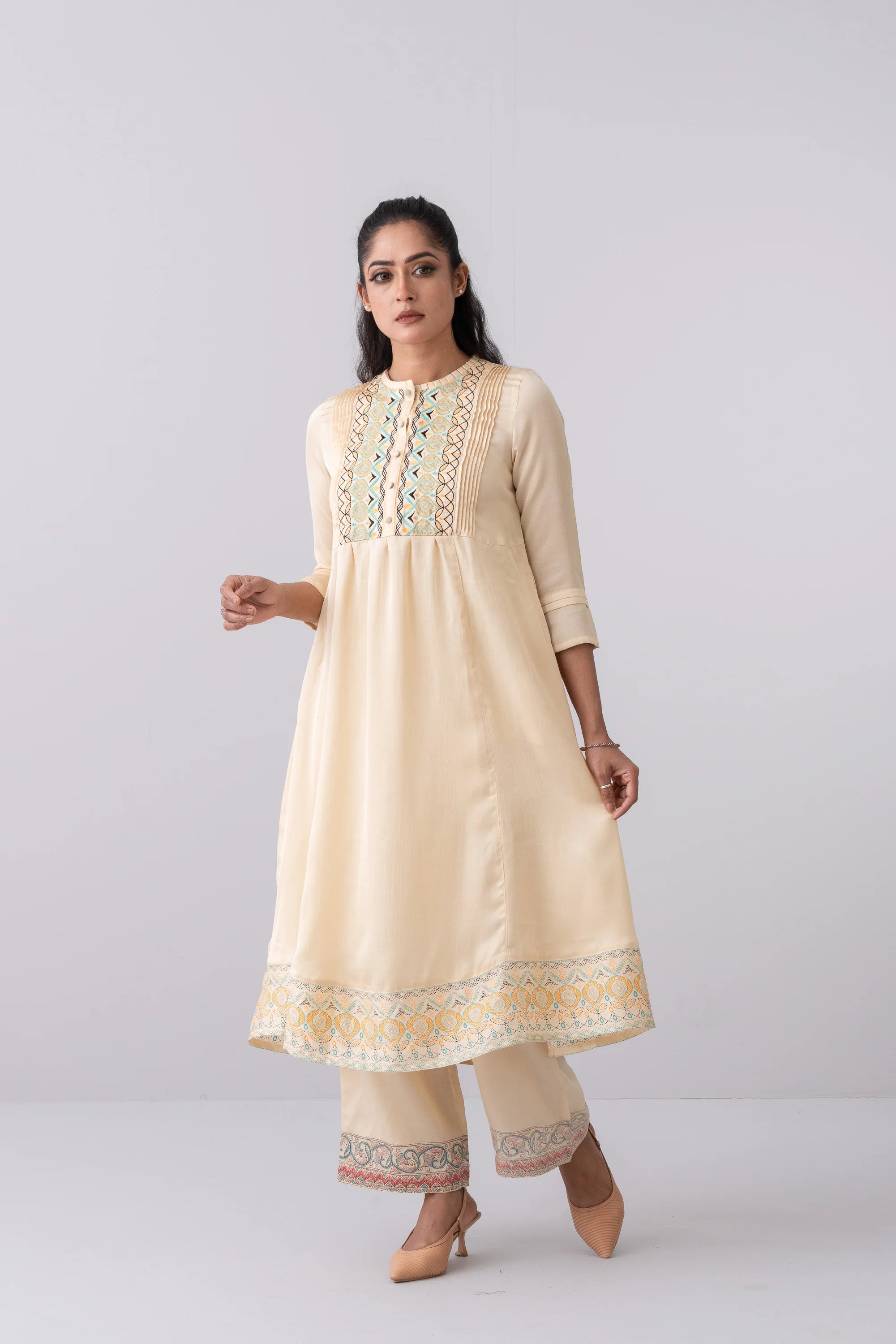 Smart Fit Long-Length Ethnic Kurta