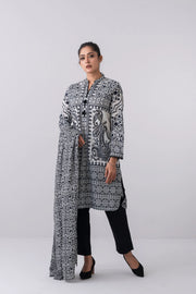 Smart Fit Two-Piece Digital Printed Cotton Ethnic Set