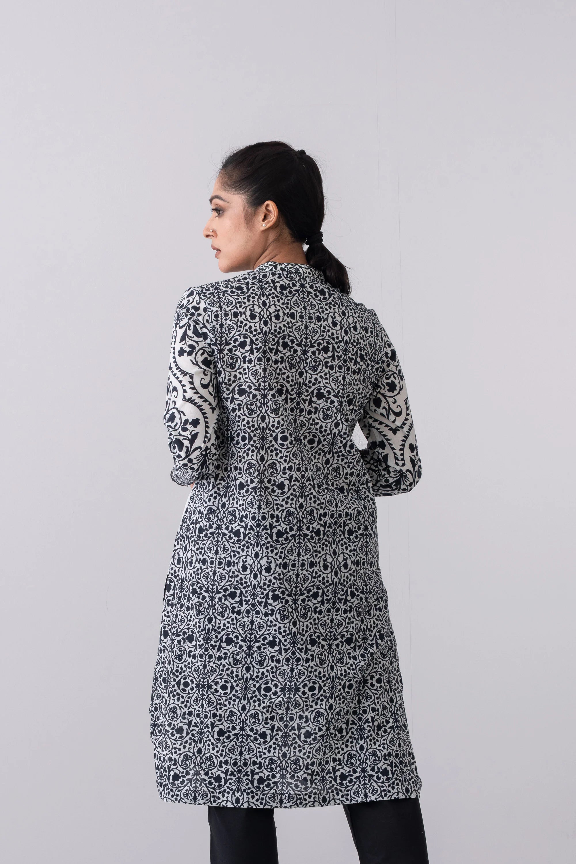 Smart Fit Two-Piece Digital Printed Cotton Ethnic Set