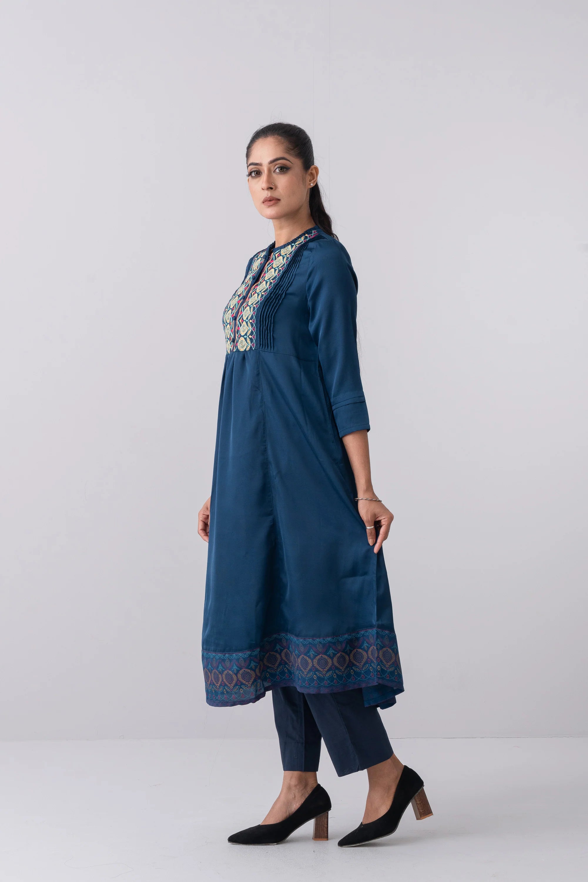 Smart Fit Embroidered Ethnic Kurti