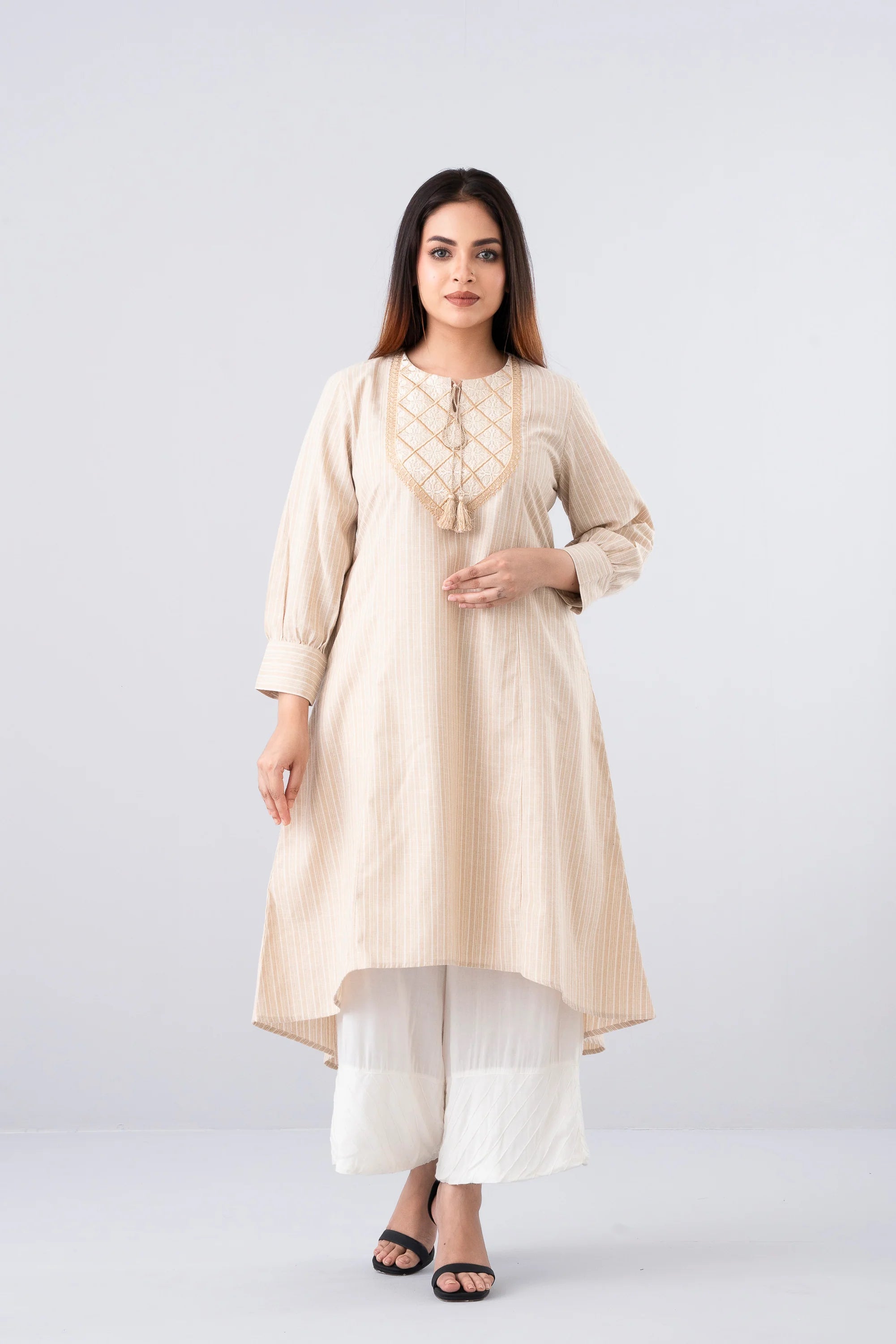 Smart Fit Embroidered Ethnic Kurta