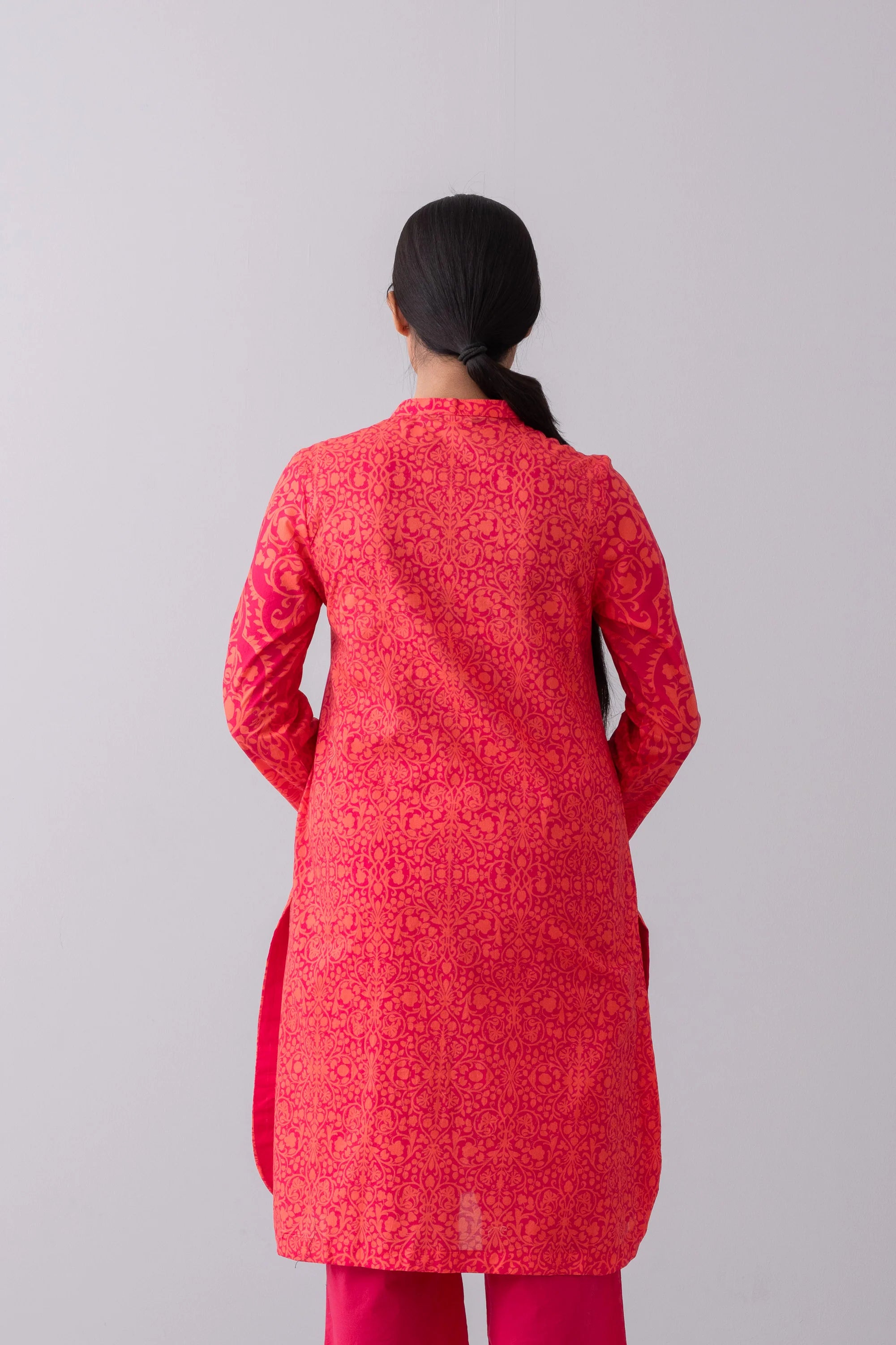 Smart Fit Two-Piece Digital Printed Cotton Ethnic Set