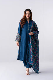 Long-Length Embellished Smart Fit Ethnic Set - Two Piece