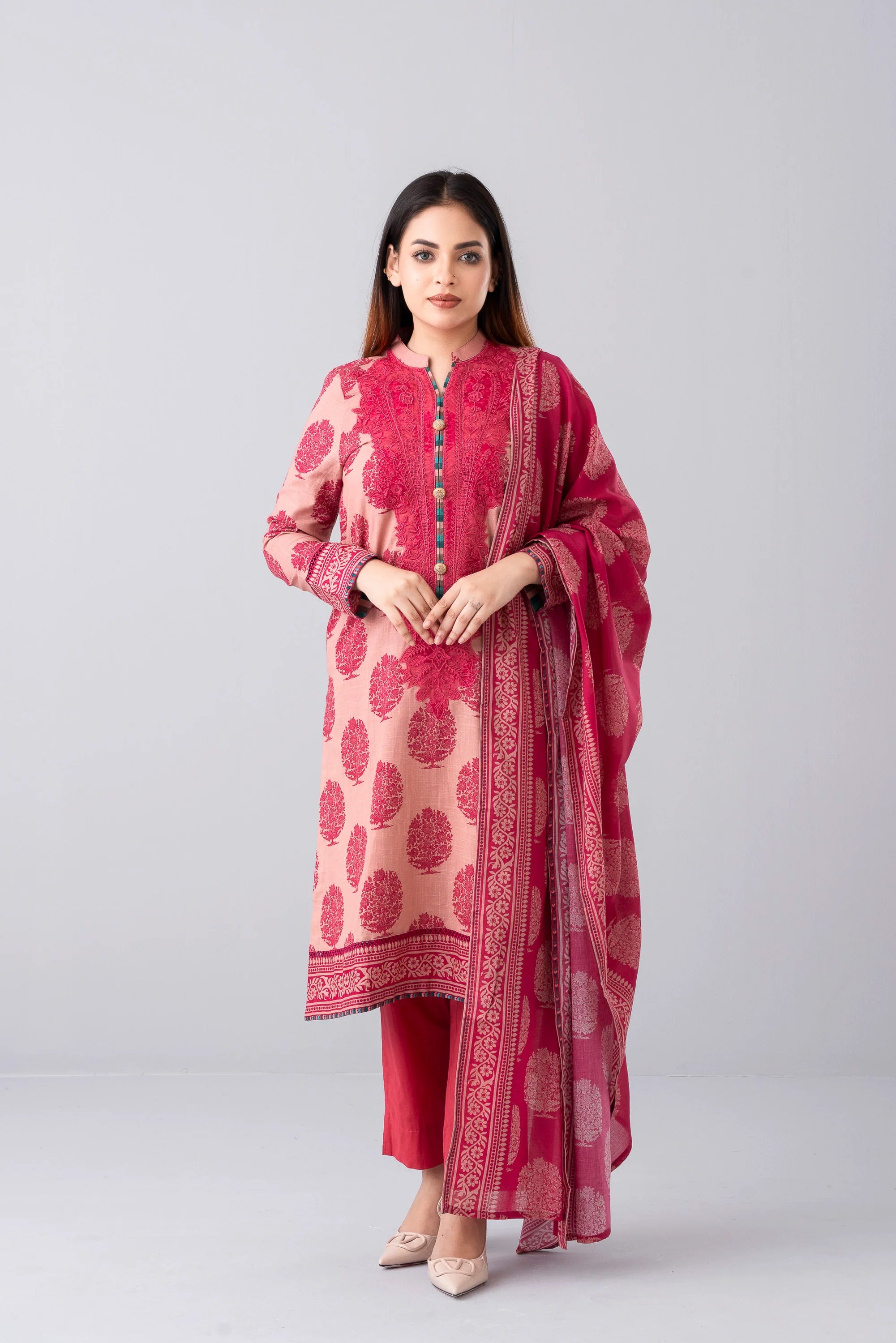 Smart Fit Digital Printed Khaddar Two-Piece Lawn