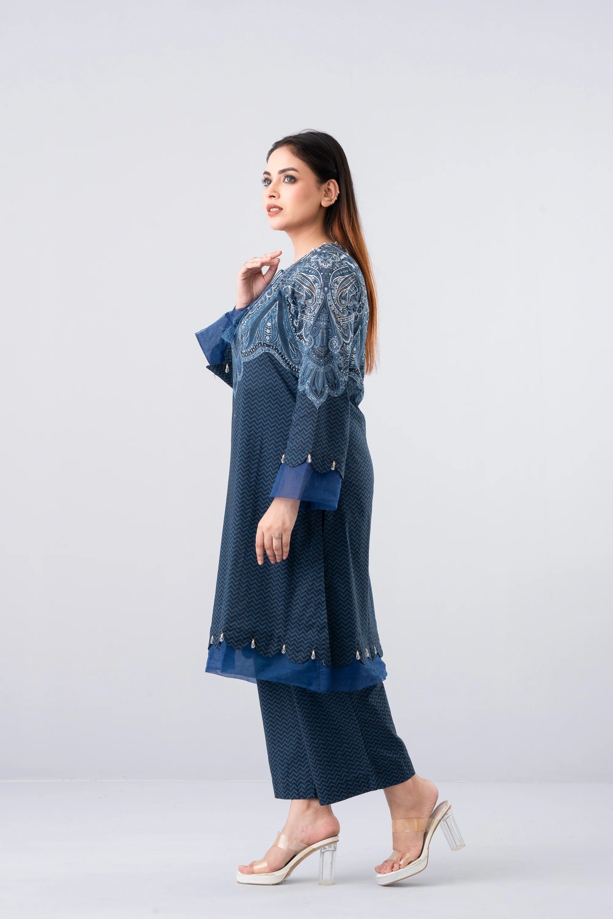 Smart Fit Digital Printed Three-Piece Lawn